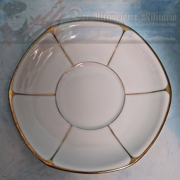 RARE GERMAN TABLEWARE DINING SET – Exquisite 22K Gold Trimmed Porcelain - Derrittmeister Militaria Group