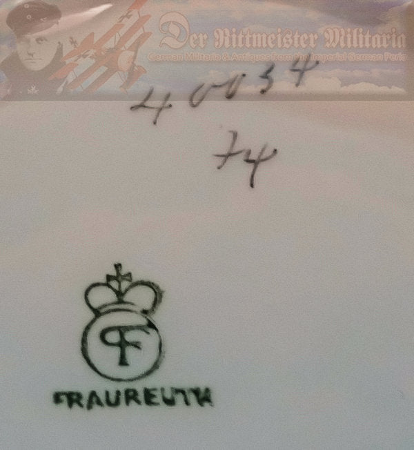 RARE GERMAN TABLEWARE DINING SET – Exquisite 22K Gold Trimmed Porcelain - Derrittmeister Militaria Group