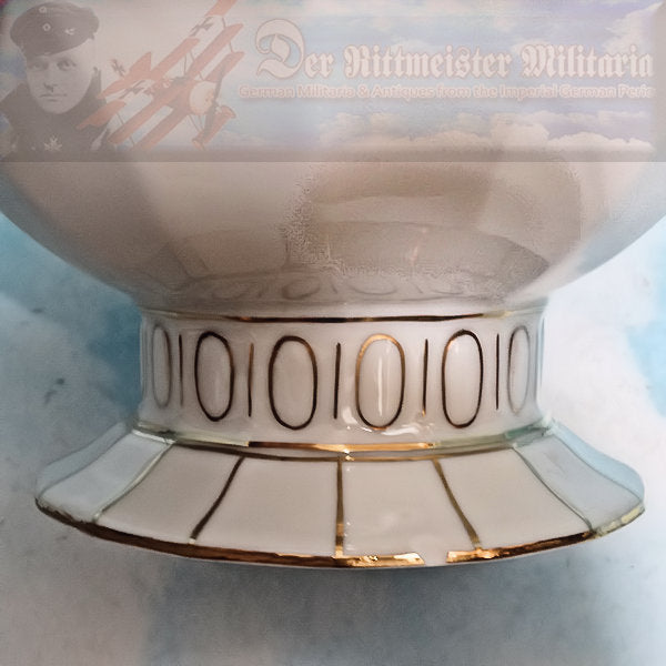 RARE GERMAN TABLEWARE DINING SET – Exquisite 22K Gold Trimmed Porcelain - Derrittmeister Militaria Group