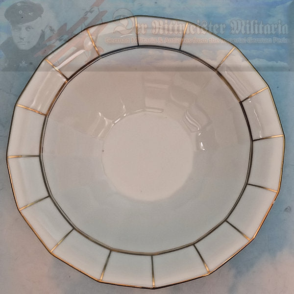 RARE GERMAN TABLEWARE DINING SET – Exquisite 22K Gold Trimmed Porcelain - Derrittmeister Militaria Group