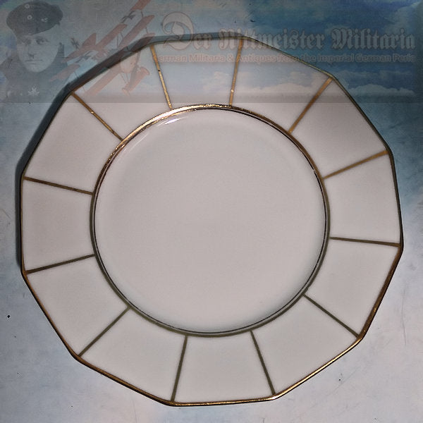 RARE GERMAN TABLEWARE DINING SET – Exquisite 22K Gold Trimmed Porcelain - Derrittmeister Militaria Group