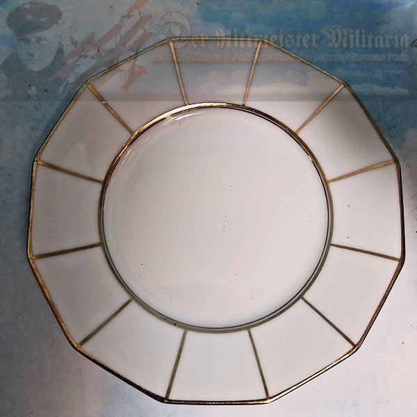 RARE GERMAN TABLEWARE DINING SET – Exquisite 22K Gold Trimmed Porcelain - Derrittmeister Militaria Group