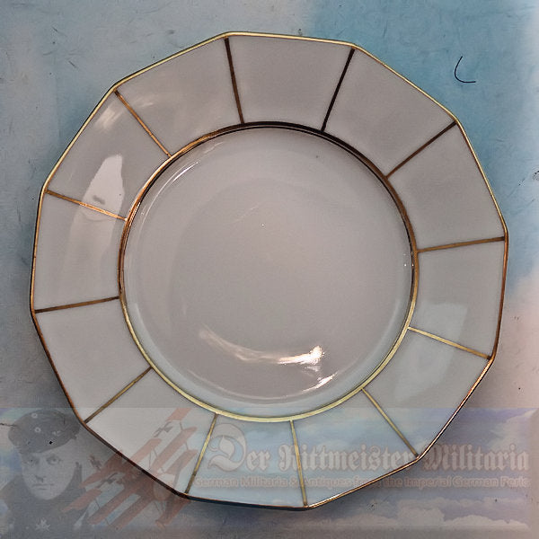 RARE GERMAN TABLEWARE DINING SET – Exquisite 22K Gold Trimmed Porcelain - Derrittmeister Militaria Group
