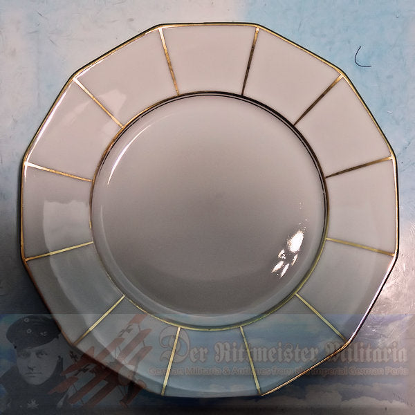 RARE GERMAN TABLEWARE DINING SET – Exquisite 22K Gold Trimmed Porcelain - Derrittmeister Militaria Group