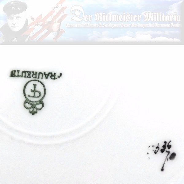 RARE GERMAN TABLEWARE DINING SET – Exquisite 22K Gold Trimmed Porcelain - Derrittmeister Militaria Group