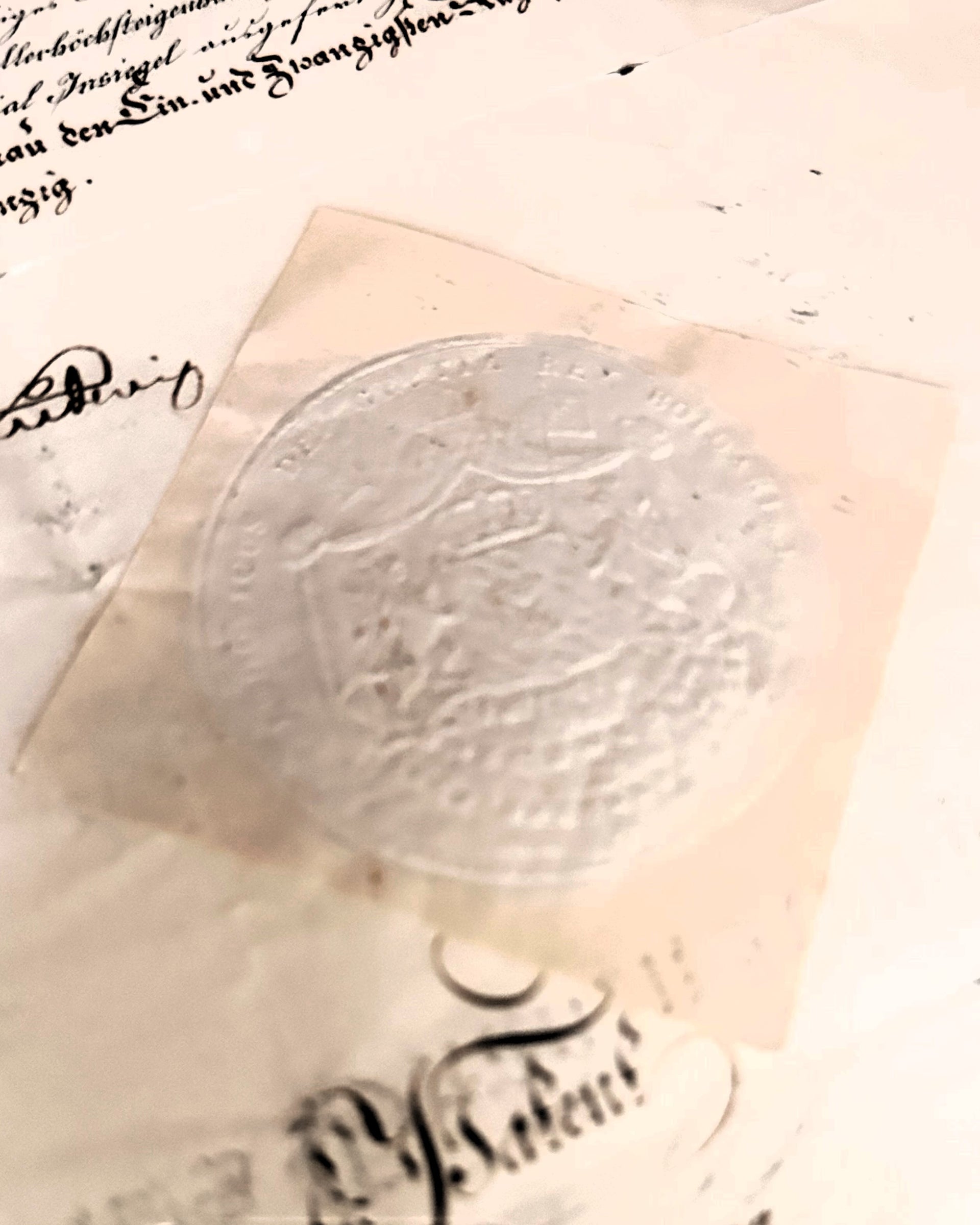 Bavarian Royal Officer Commission Document Signed by King Ludwig I – Unterlieutenant Appointment with Embossed Seal (c. 1840s)
