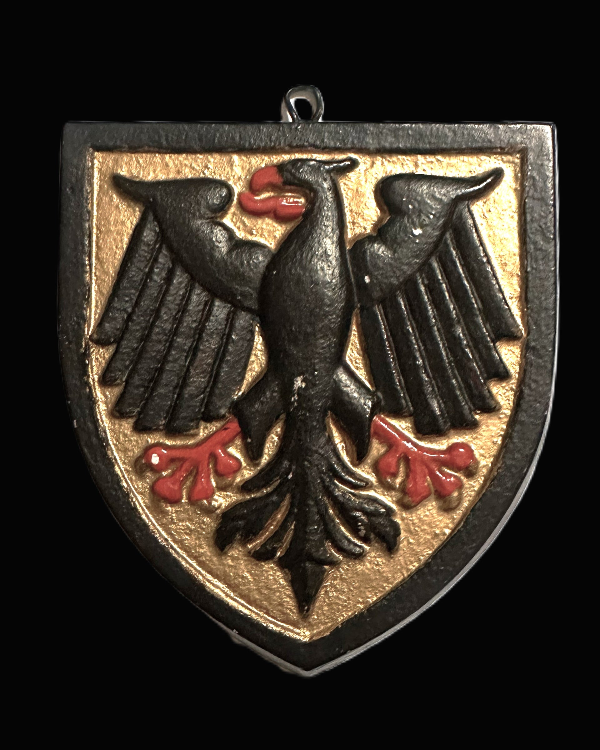 Cast-Iron German Federal Eagle Wall Plaque, Post-1945