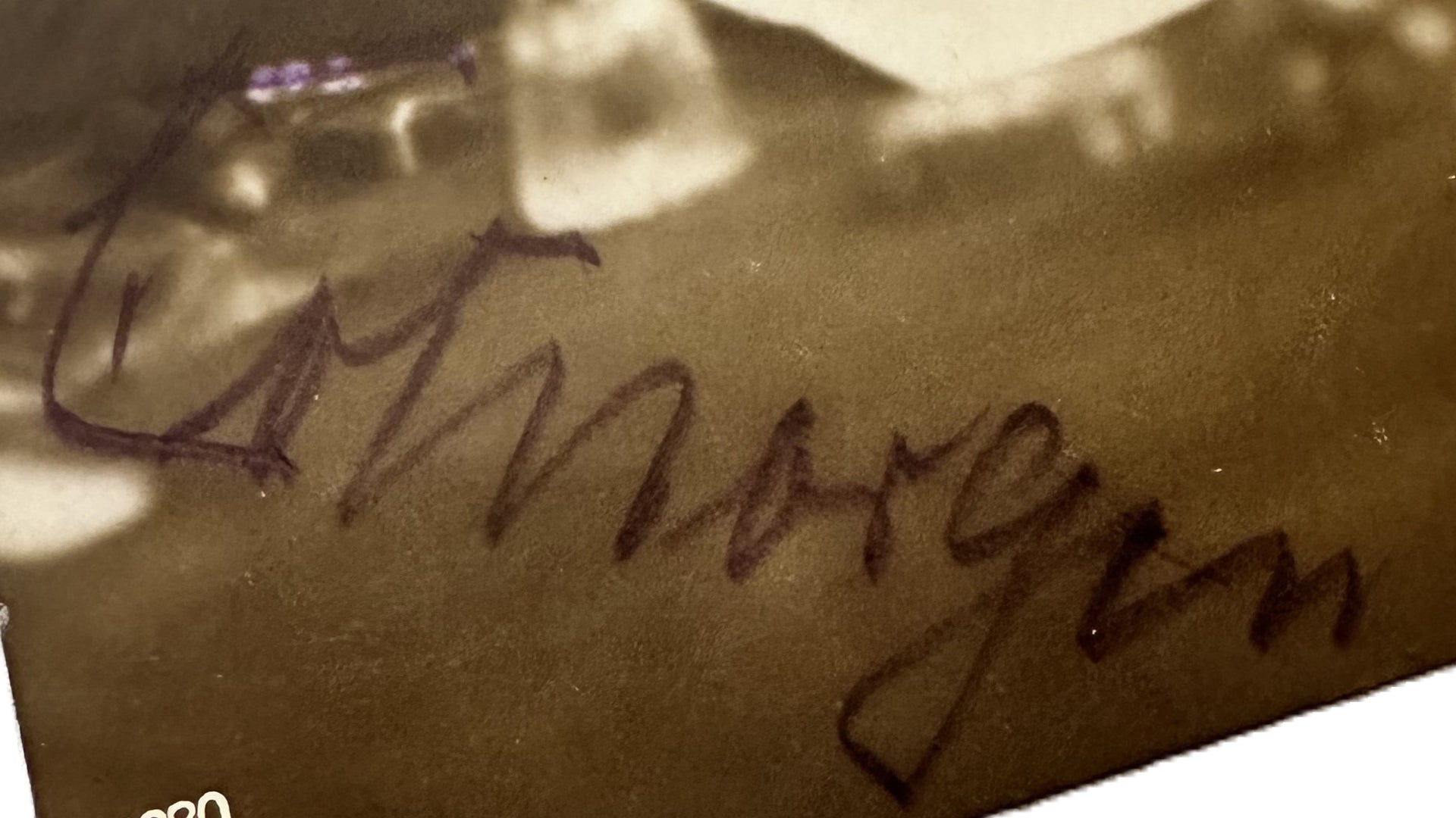 Autographed Postcard of Curt von Morgen