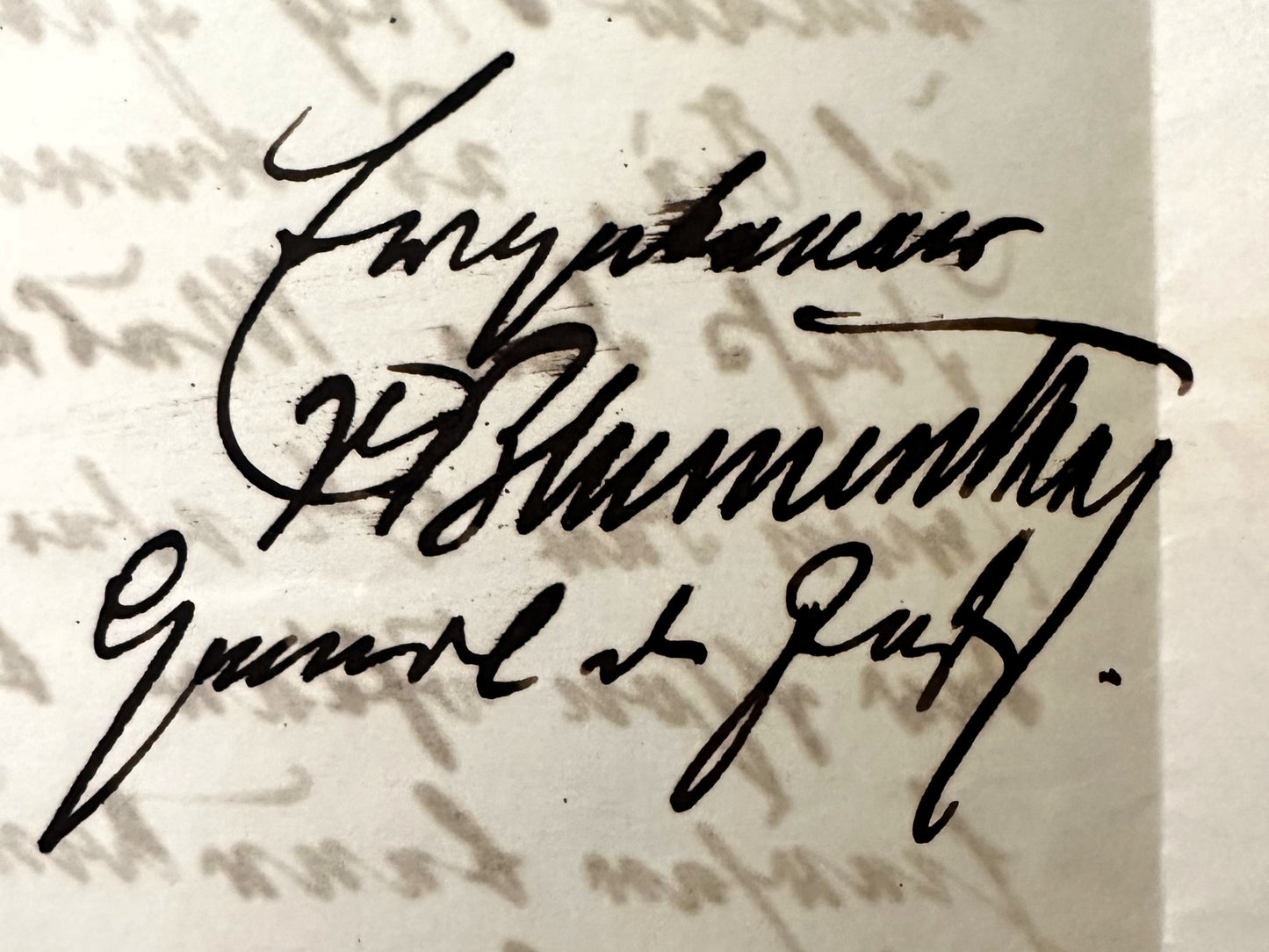 ANHALT – AUTOGRAPHED LETTER – GENERALFELDMARSCHALL LEONHARD GRAF von BLUMENTHAL