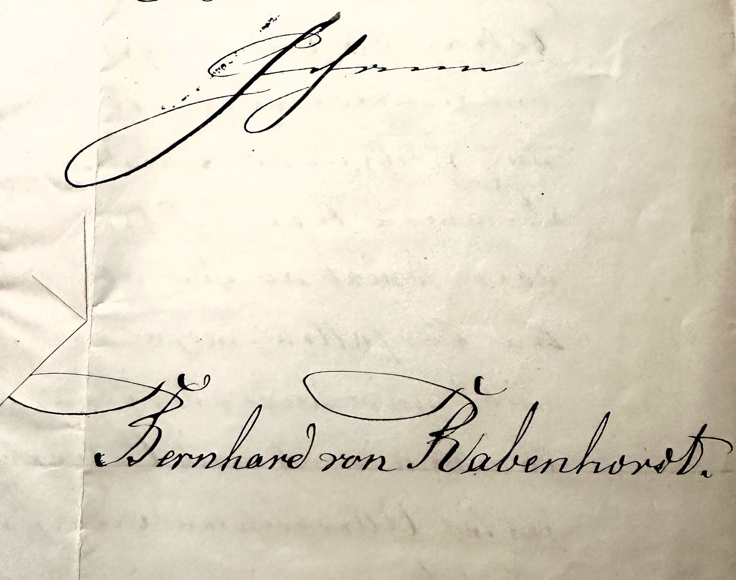 Officer’s Patent Signed by König Johann – Saxony