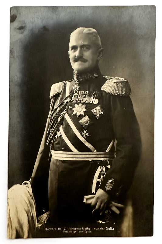 Autographed Postcard of General der Infanterie Rüdiger Freiherr von der Goltz