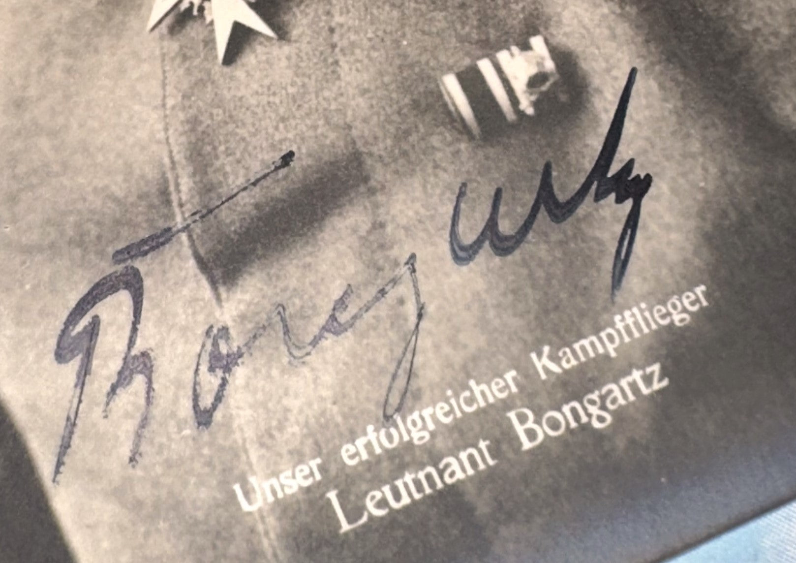 Signed Sanke Card Nr 605 - Leutnant Heinrich Bongartz - Derrittmeister Militaria Group