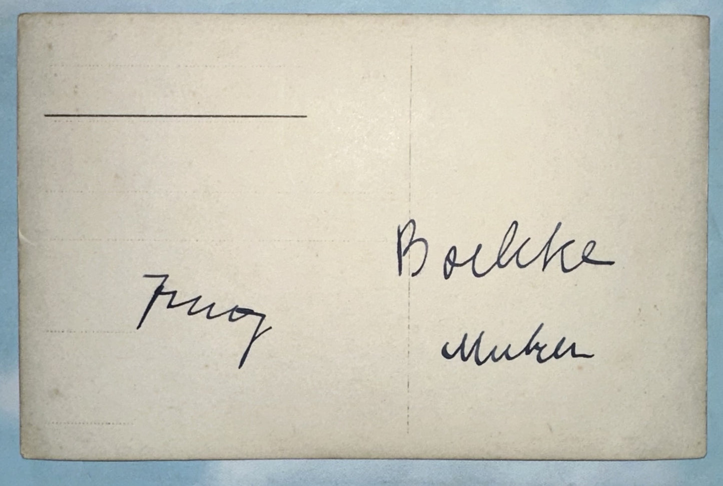 Original Photograph - Oswald Boelcke's Signature - Derrittmeister Militaria Group