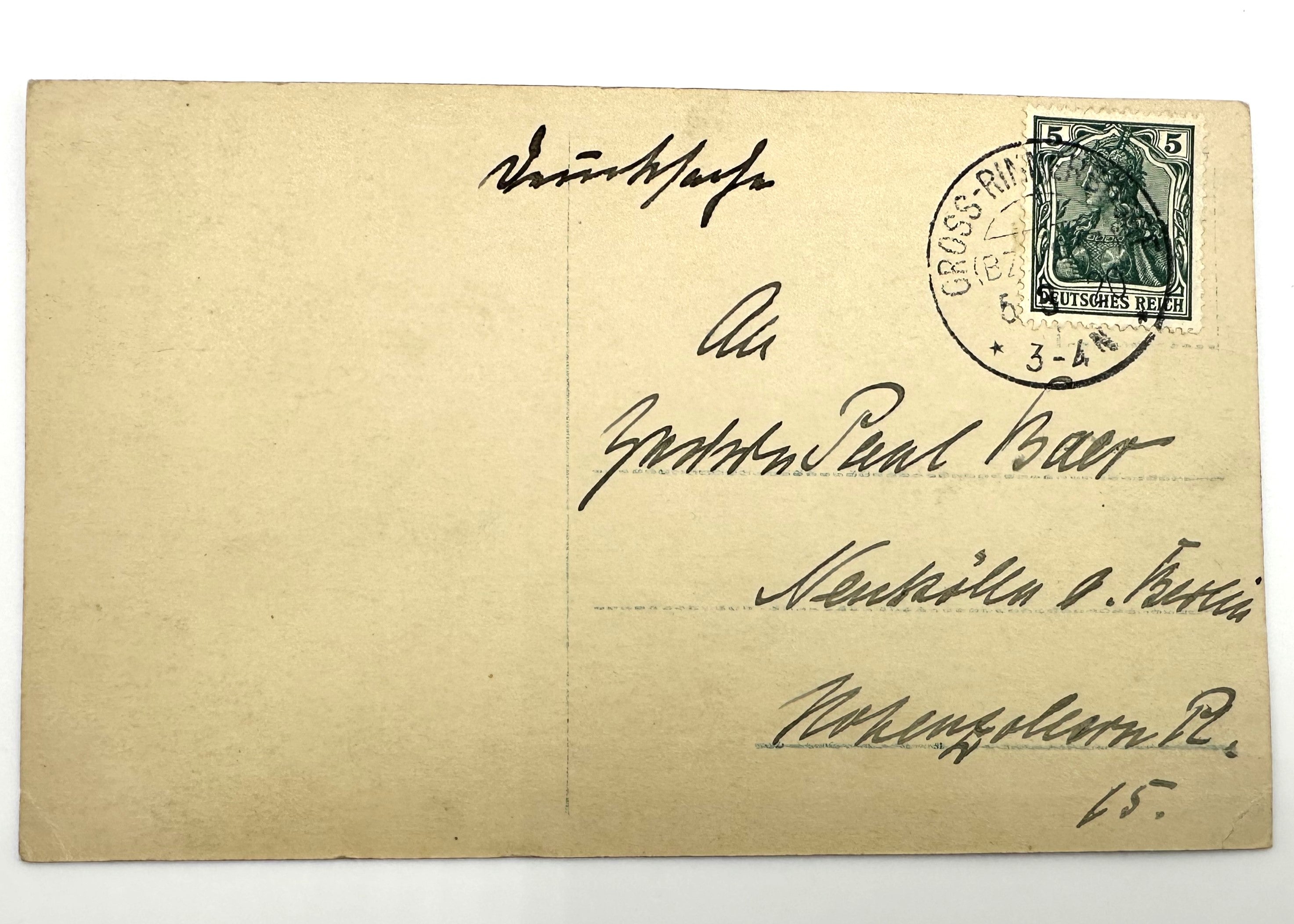 Autographed Postcard - Karl von Plettenberg - Derrittmeister Militaria Group