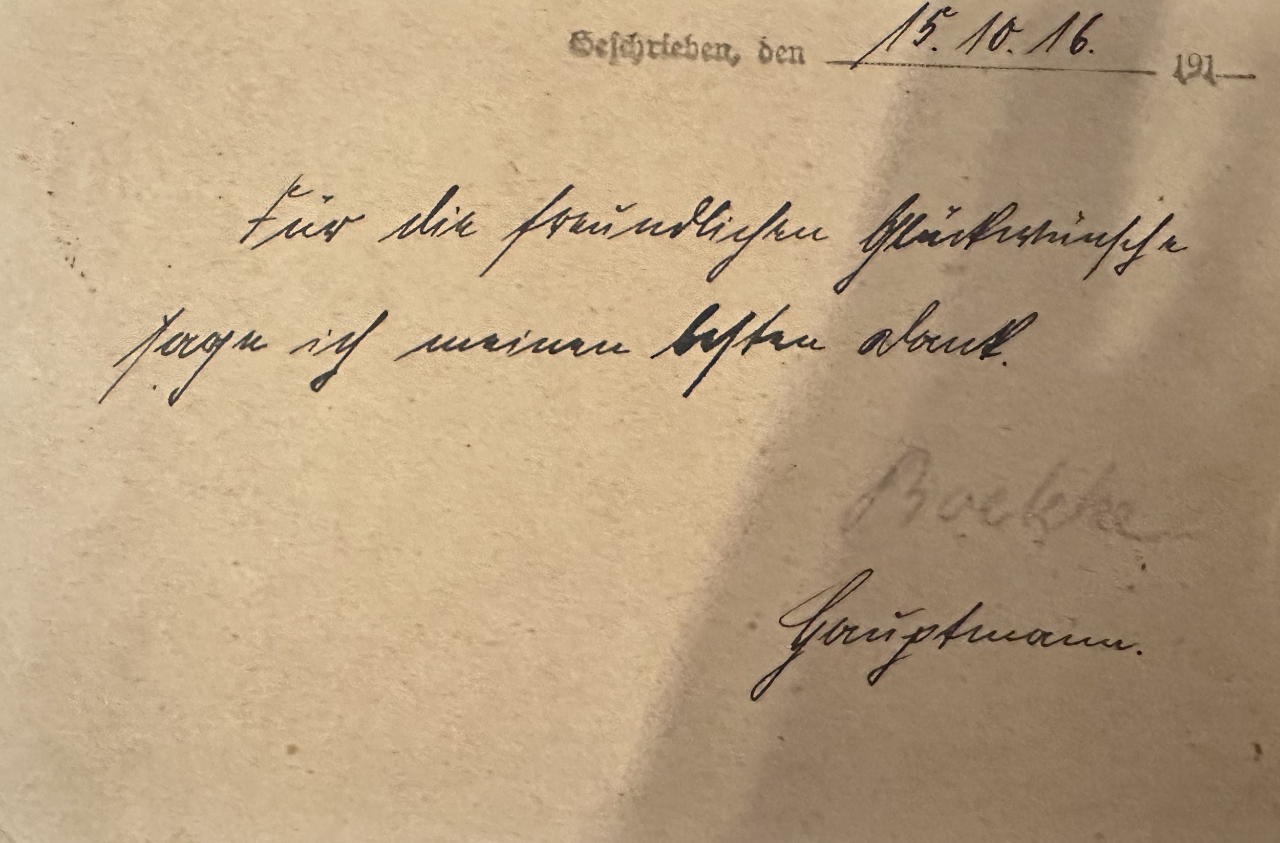 Germany Postcard Oswald Boelcke Autographed Days Before His Death - Derrittmeister Militaria Group