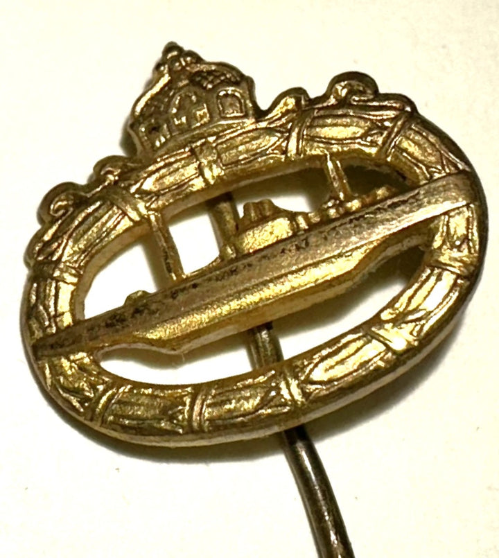 WWI U-Boot Badge Stickpin - Derrittmeister Militaria Group