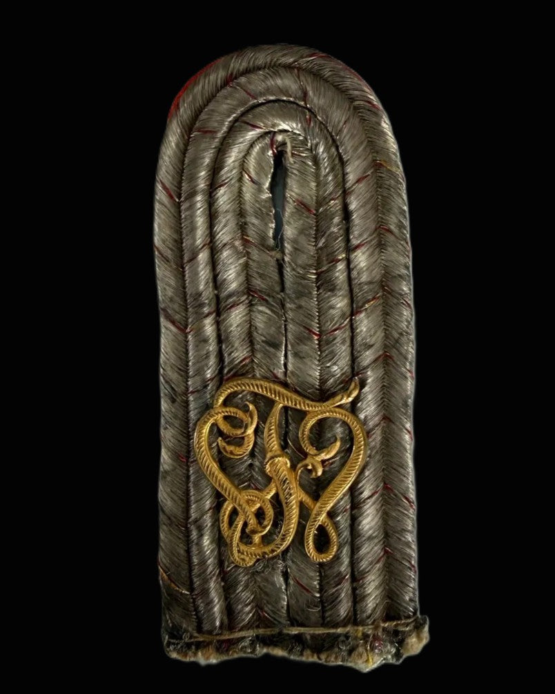 Imperial German Mecklenburg-Strelitz Grenadier 89 Ensign Shoulder Board Cypher