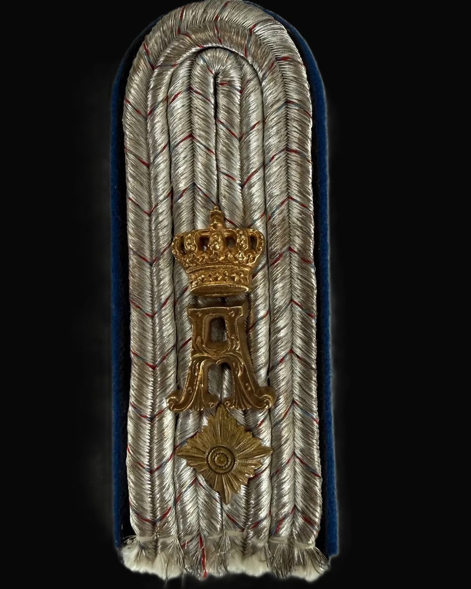 Imperial German Mecklenburg Oberleutnant Dragoon Rgt 18 Shoulder Board Cypher