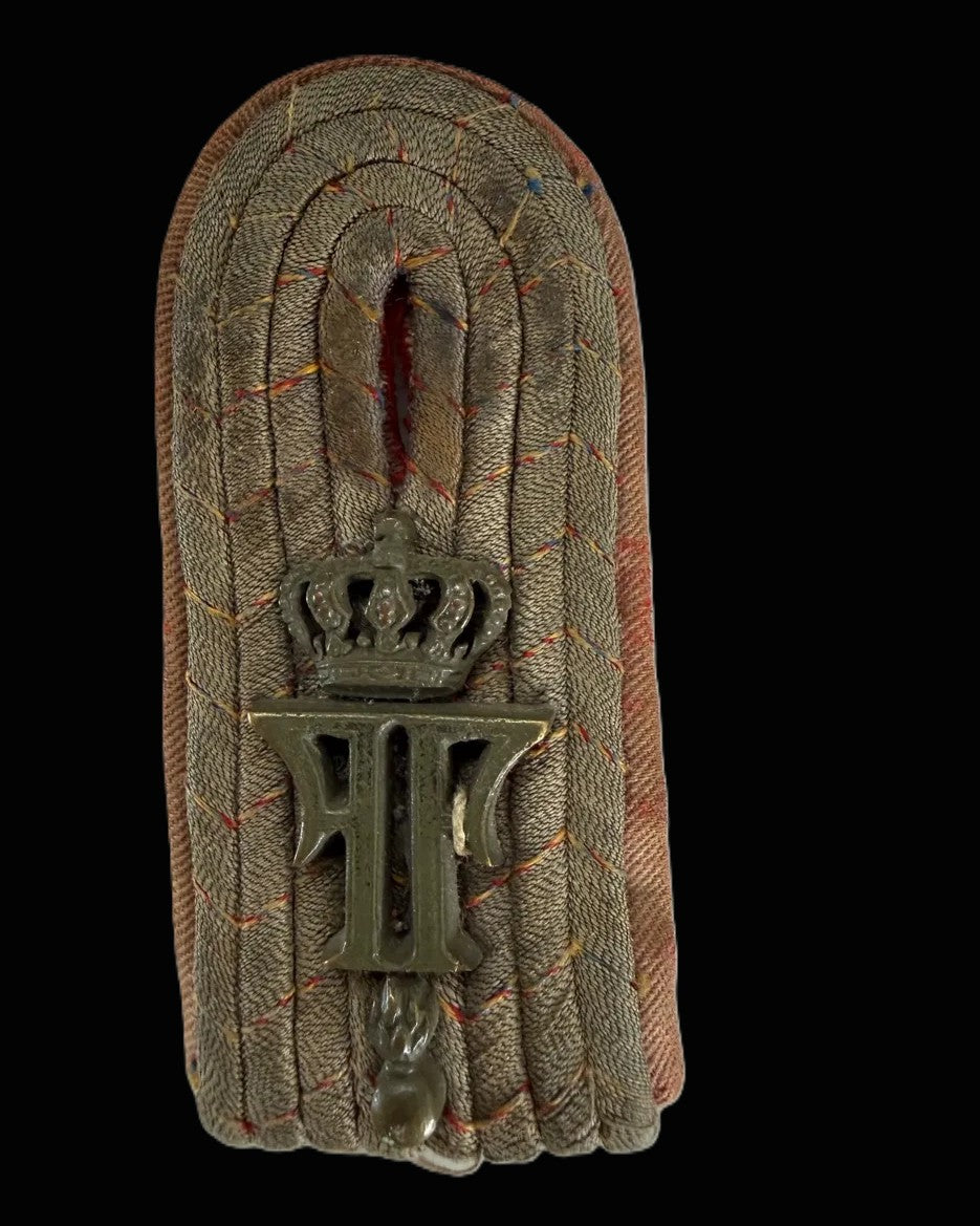 Imperial German Mecklenburg Field Artillery 60 Leutnant Officer Shoulder Board