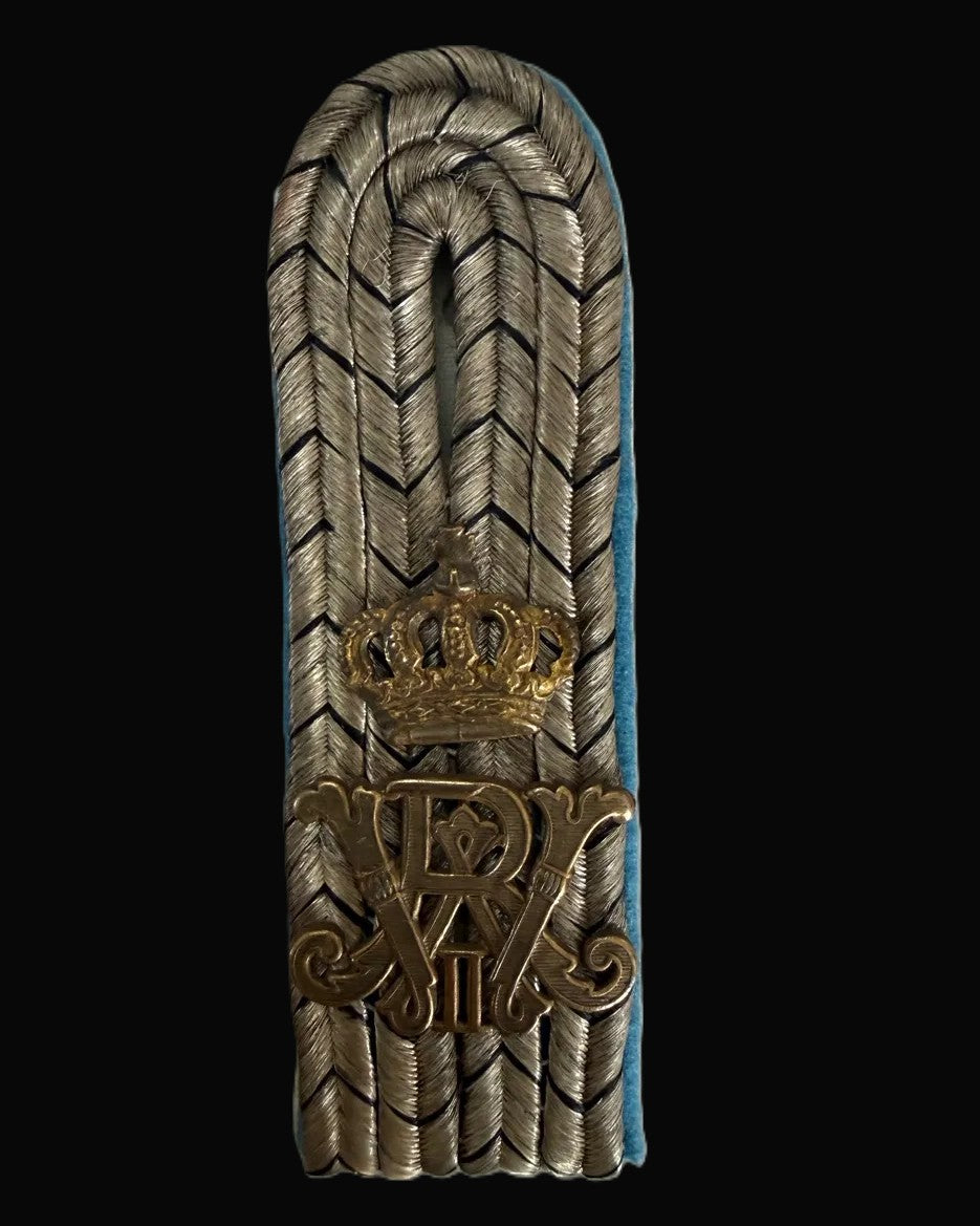 Imperial German Infantry Regiment 145 Ensign Shoulder Board Crowned Cypher