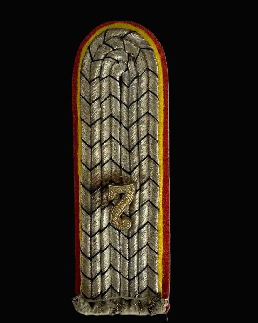 Imperial German Uhlan Regiment 7 Grand Duke Baden Ensign Shoulder Board