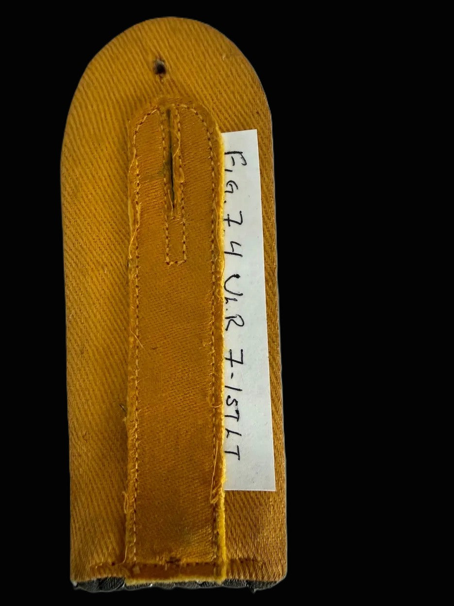 Imperial German Uhlan Regiment 7 Baden Oberleutnant Feldgrau Shoulder Board