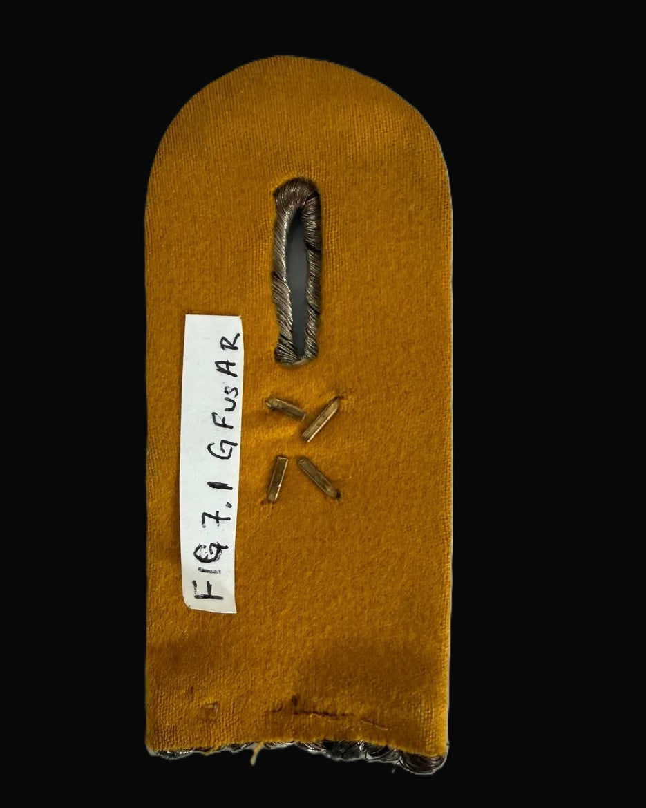 Imperial German Guard Foot Artillery Major Silver Field Officer Shoulder Board