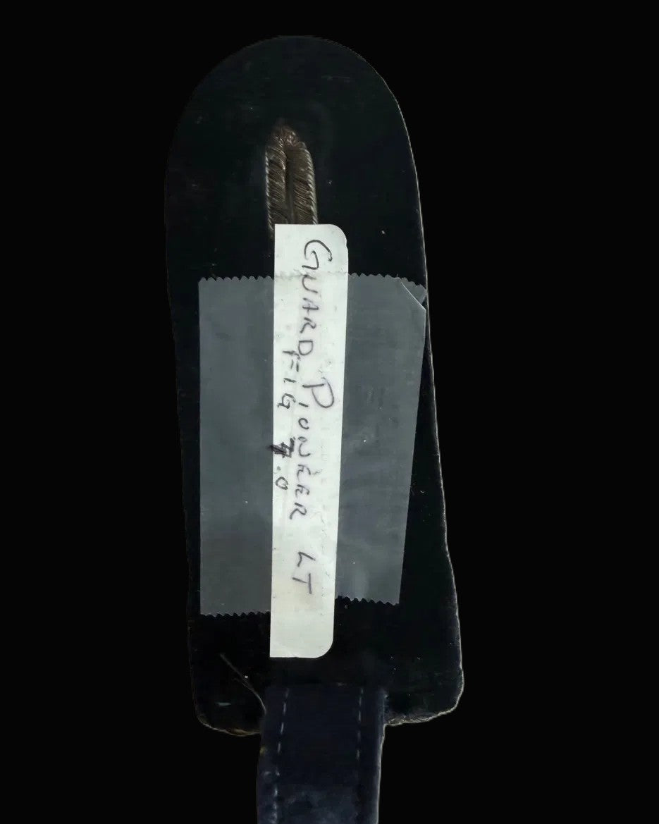 Imperial German Guard Pioneer Battalion Leutnant Shoulder Board Black Underlay