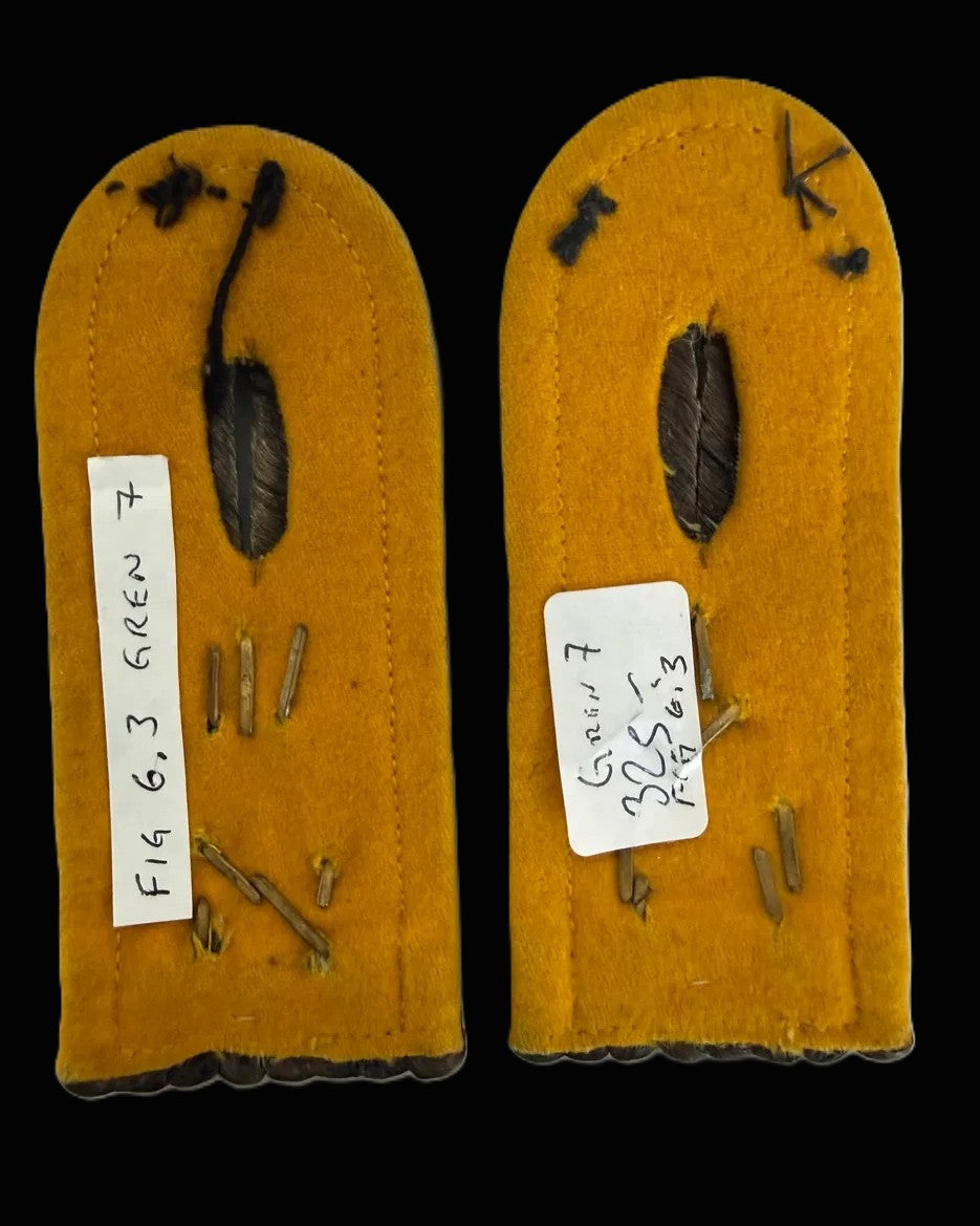Imperial German Grenadier Regiment 7 King Wilhelm Leutnant Shoulder Board Pair