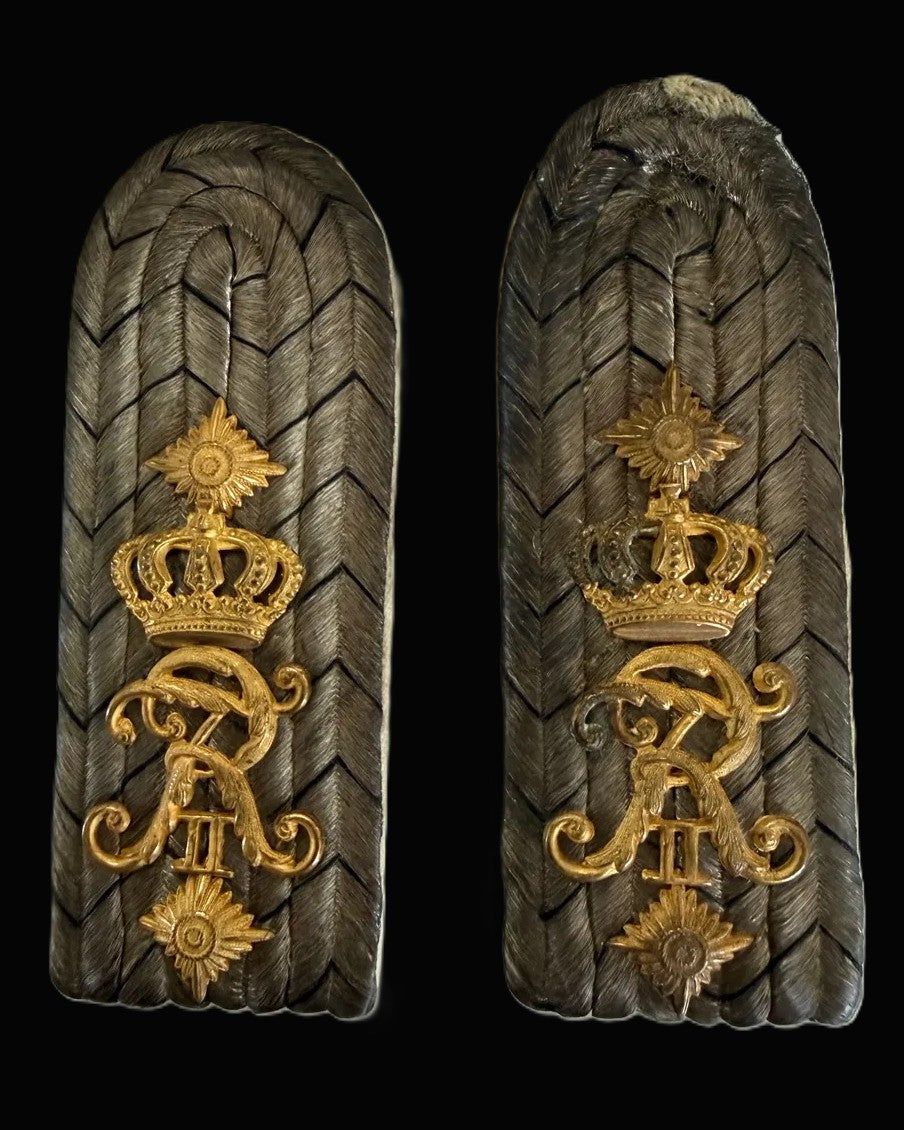 Imperial German Grenadier 4 Frederick the Great Hauptmann Shoulder Board Pair