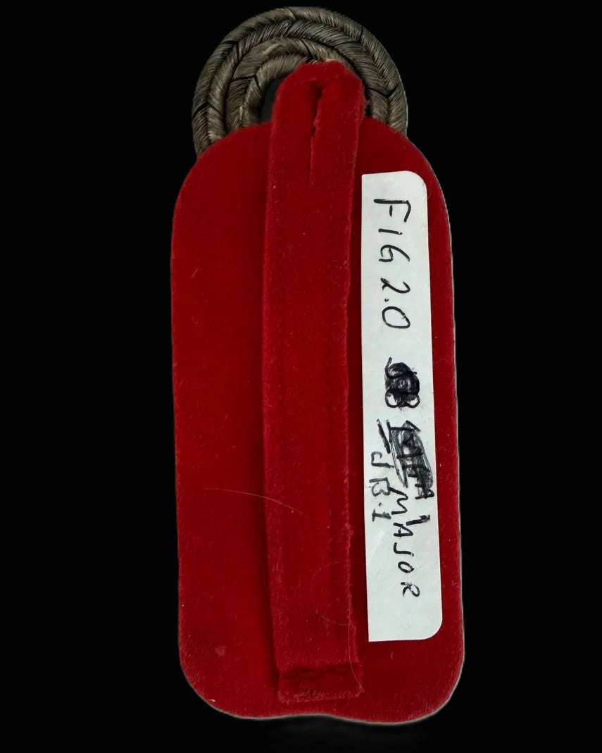 Imperial German Jager Battalion 1 Major Field Officer Shoulder Board Numeral