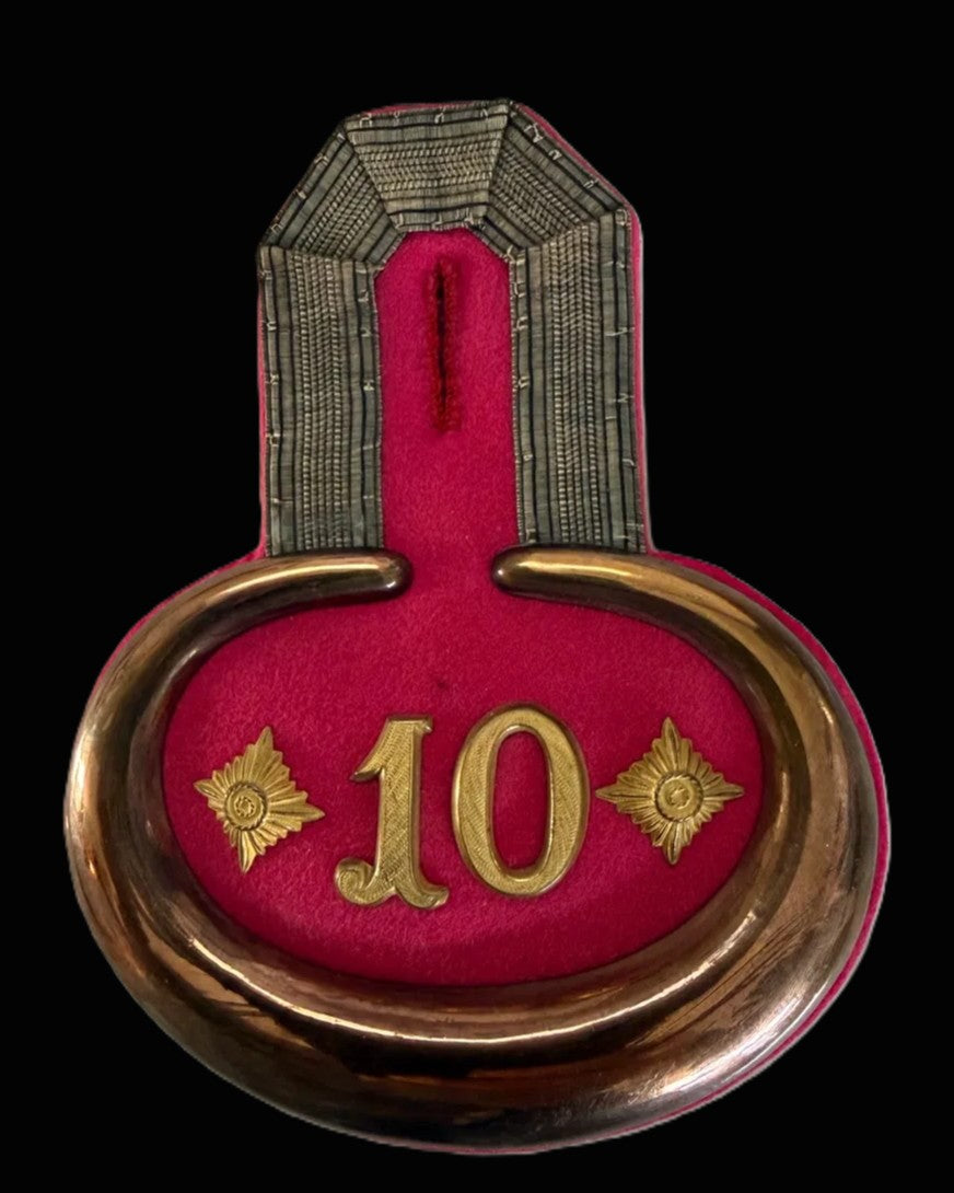 Imperial German Prussia Ulan UlR 10 Officer Epaulette Rittmeister Original