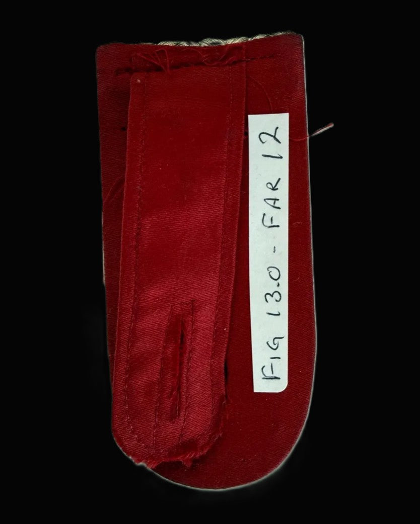 Saxon Field Artillery FAR 12 Officer Shoulder Board Leutnant Cypher