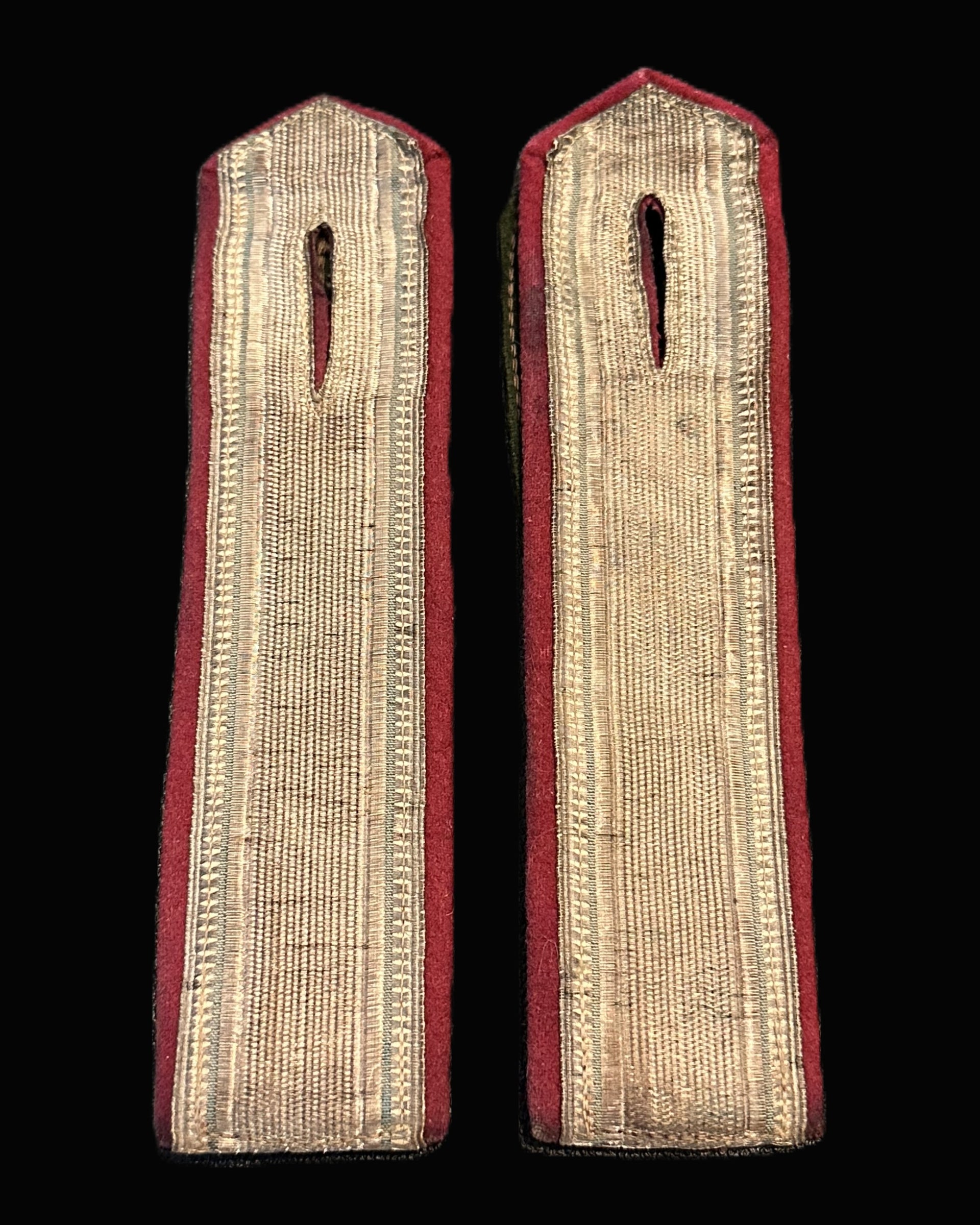 Bavarian Leutnant Shoulder Straps – 1. Ulanen-Regt. Kaiser Wilhelm II
