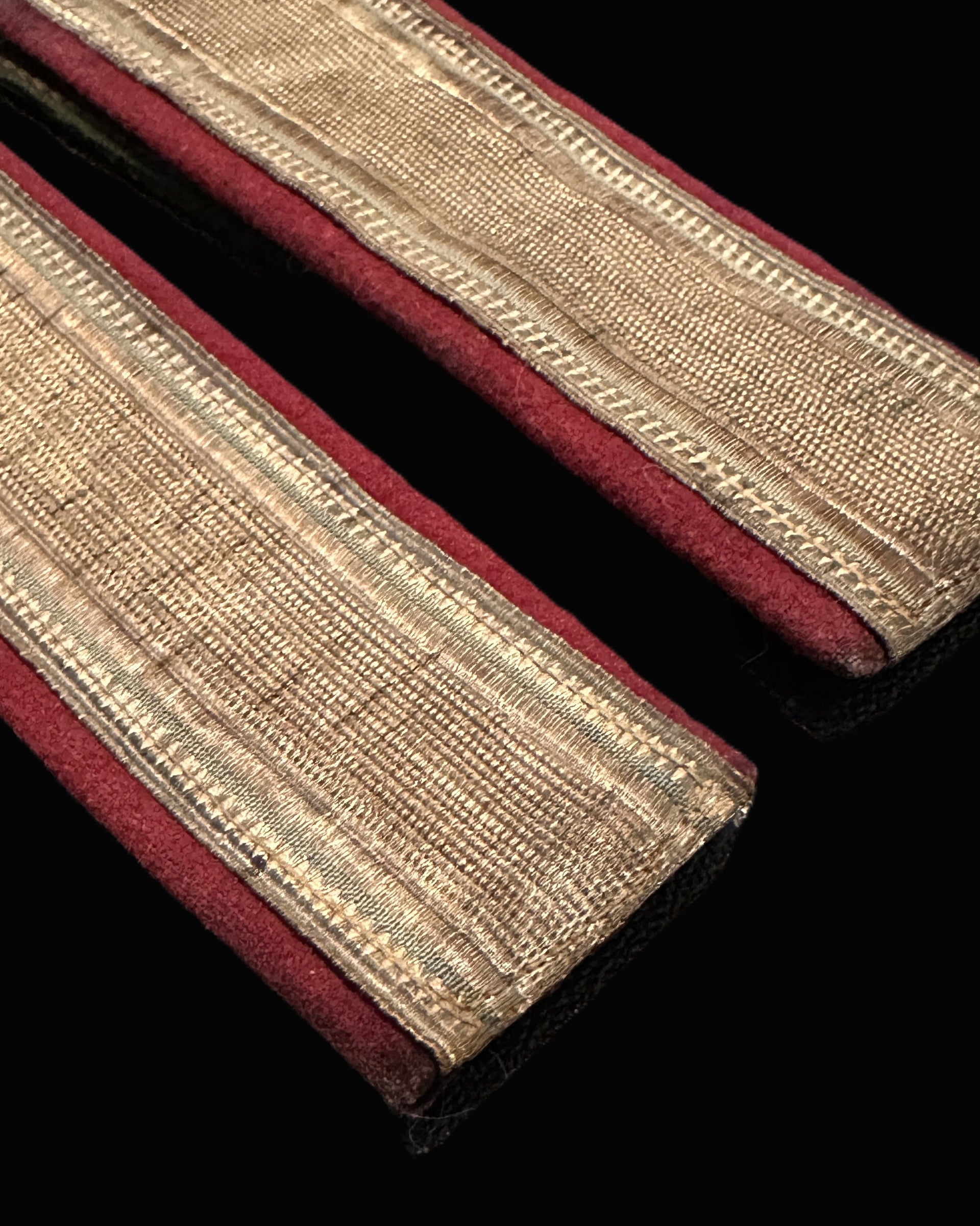 Bavarian Leutnant Shoulder Straps – 1. Ulanen-Regt. Kaiser Wilhelm II