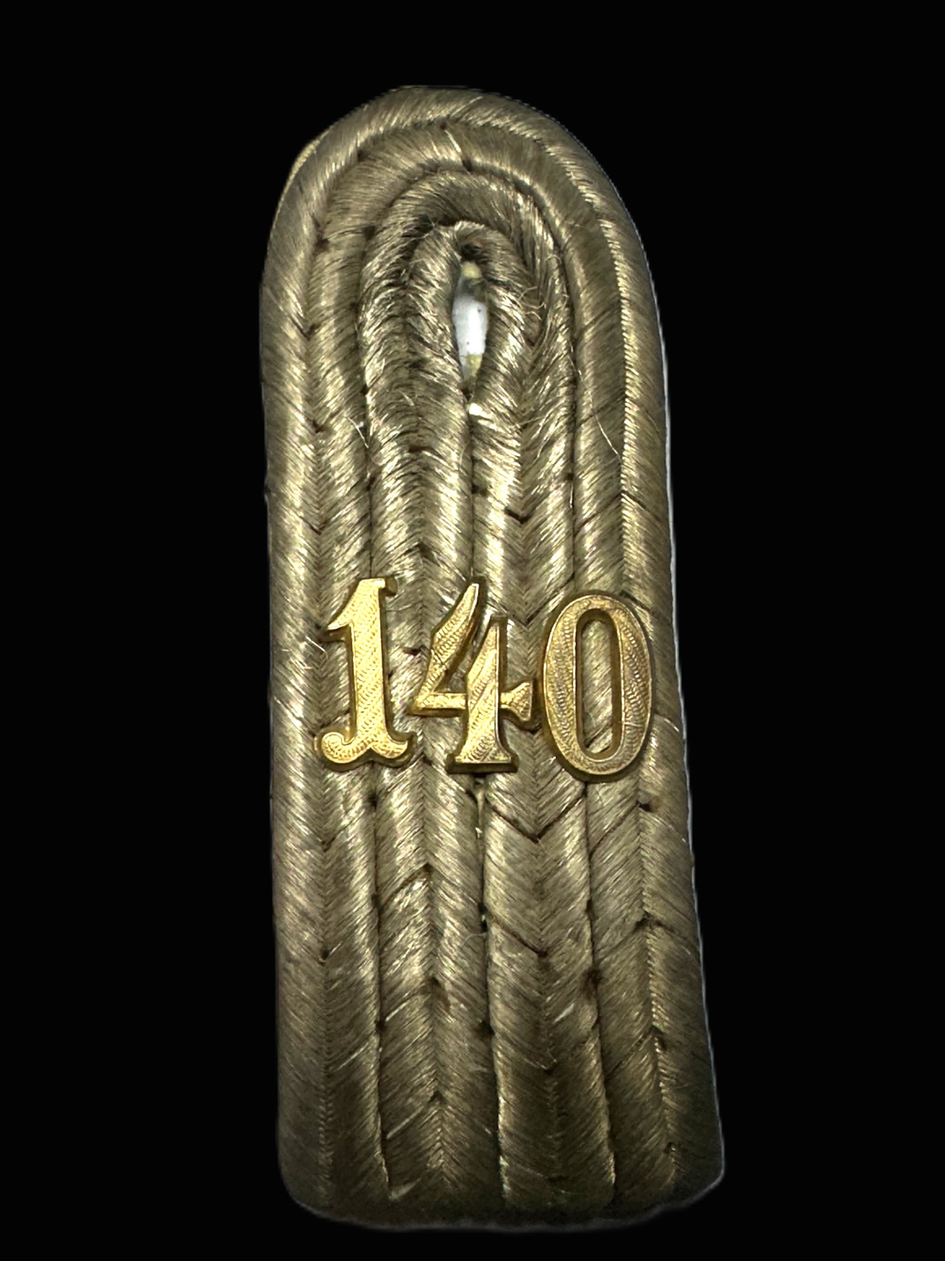 Prussian Infantry Regiment 140 Leutnant Shoulder Board West Prussian Original