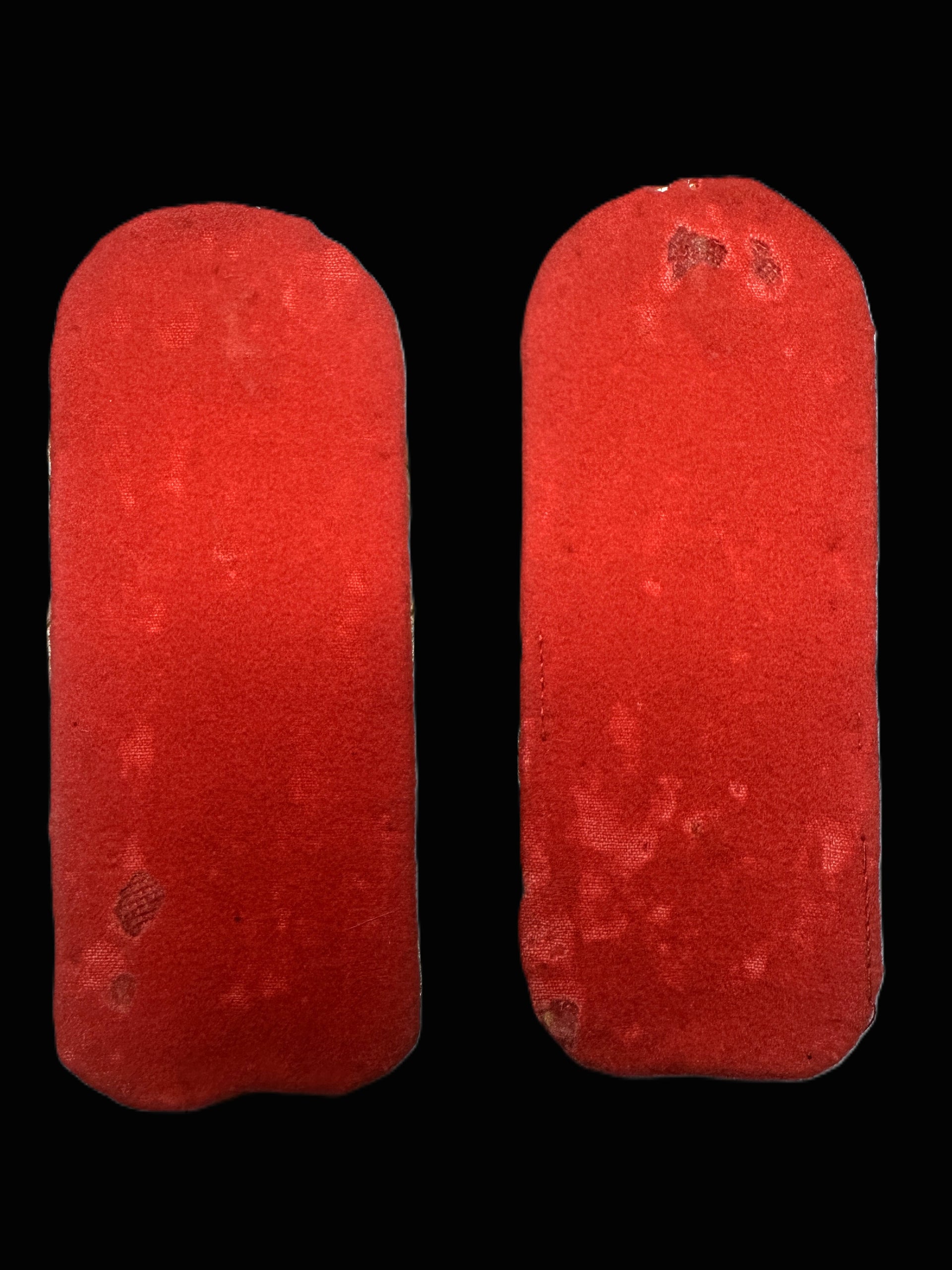 Imperial German Oberst Shoulder Boards Pair Field Officer Red Underlay Bullion