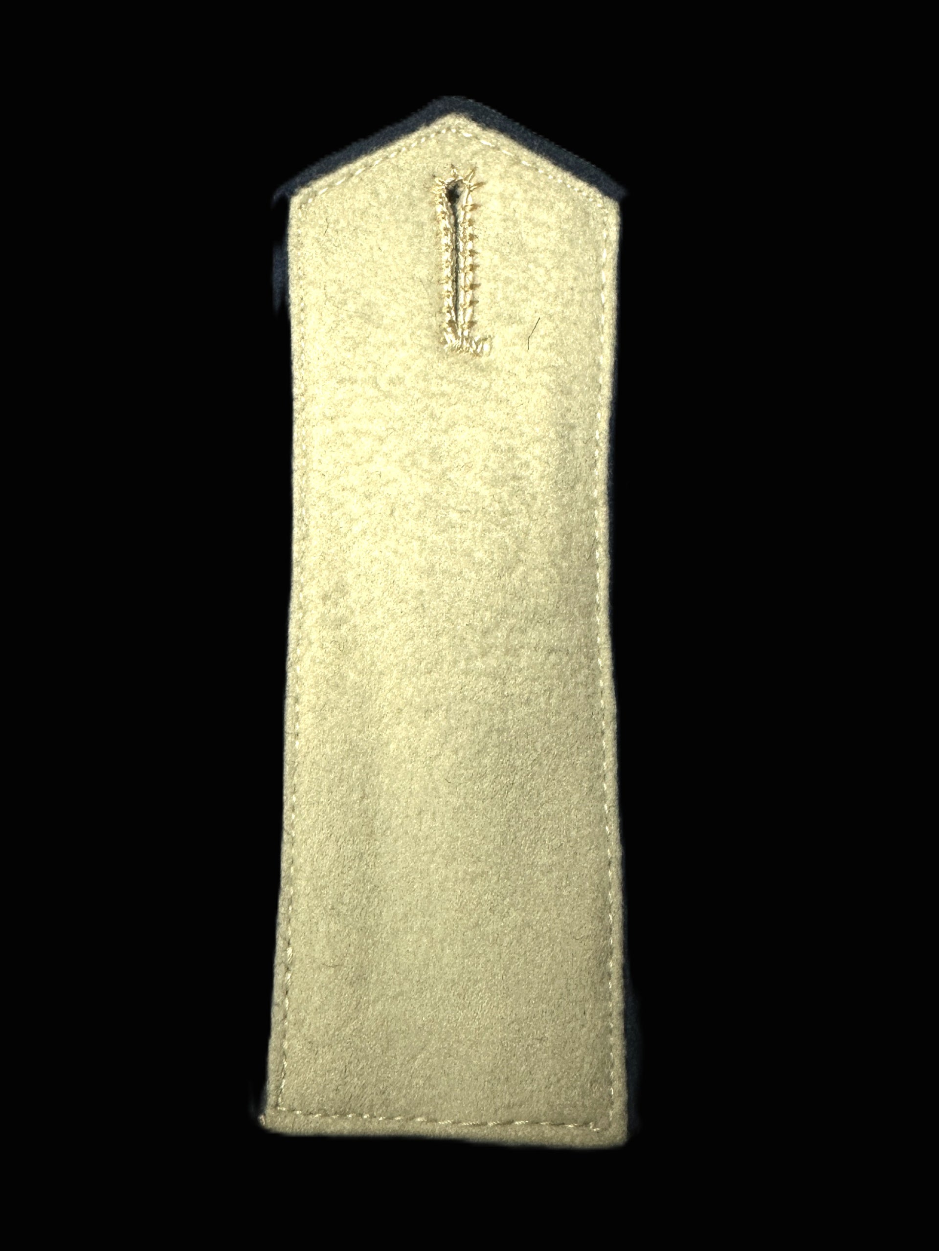 Imperial German Enlisted Shoulder Strap Feldgrau Light Blue Piping WWI Single