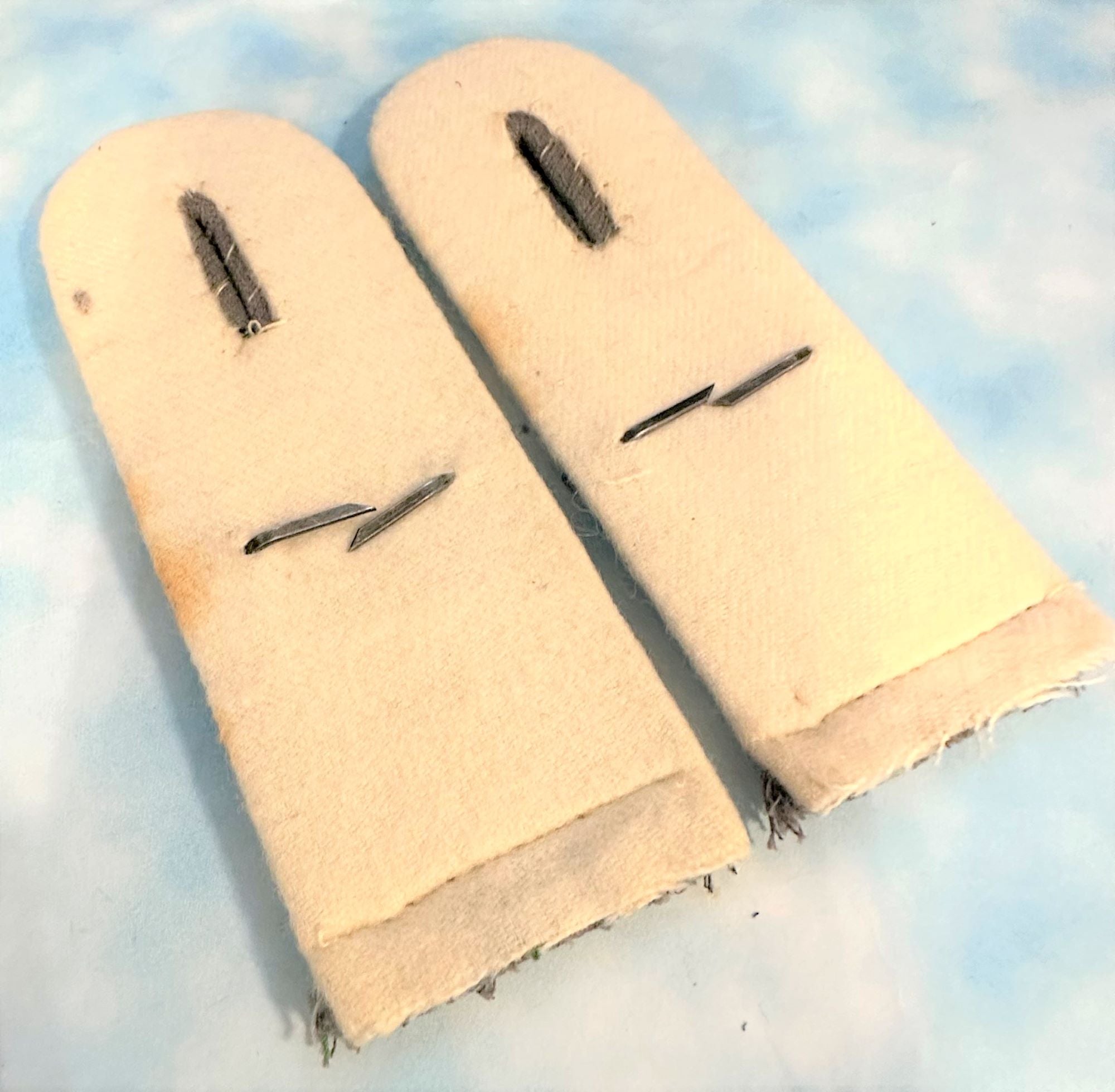 Saxony Shoulder Boards for a Leutnant Air Service M1915 - Derrittmeister Militaria Group