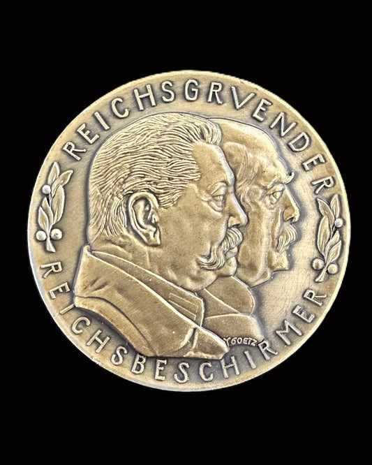 Commemorative Medal Featuring Otto von Bismarck and Paul von Hindenburg (1931)