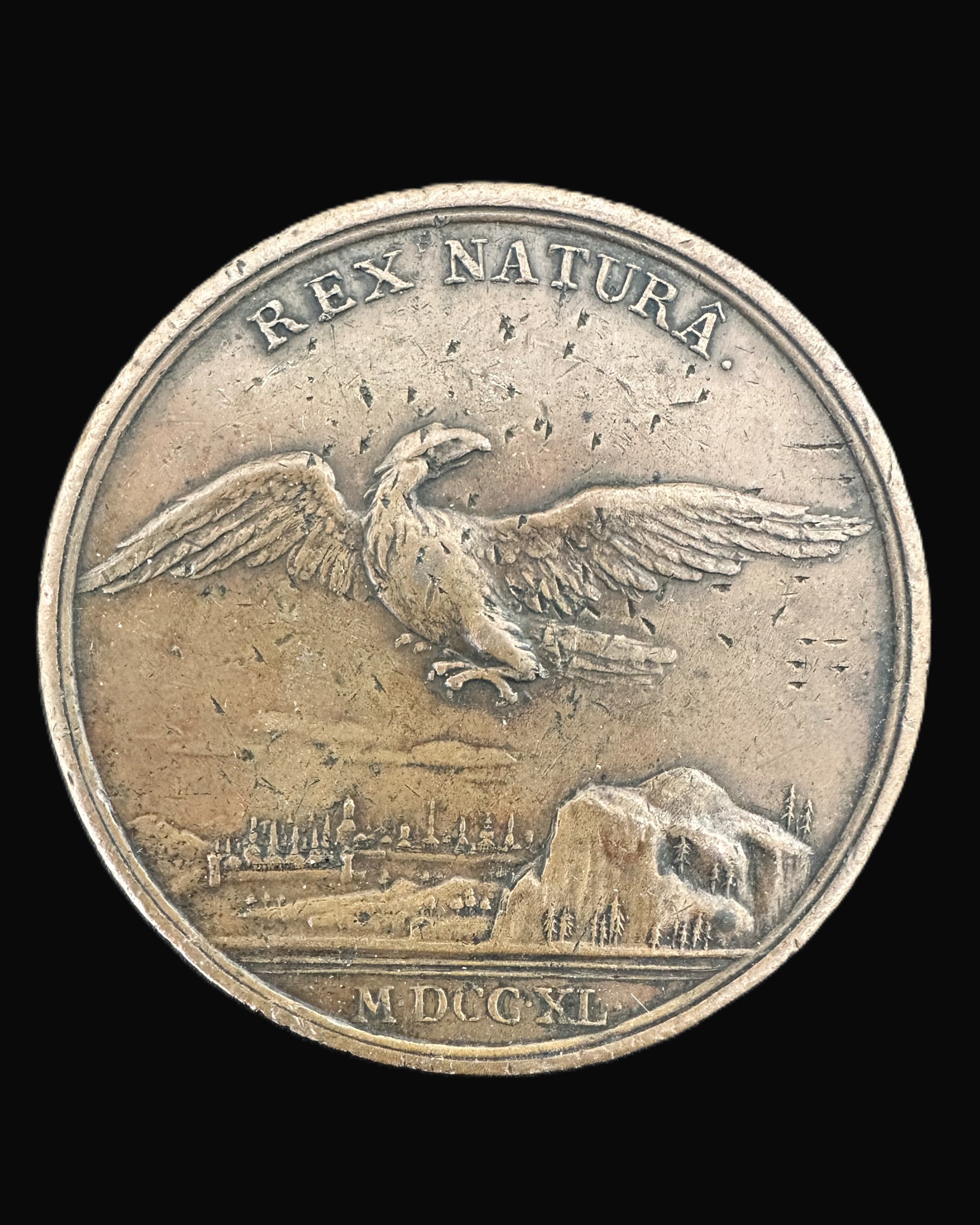 Frederick II of Prussia Commemorative Medal – "Rex Natura" – 1740