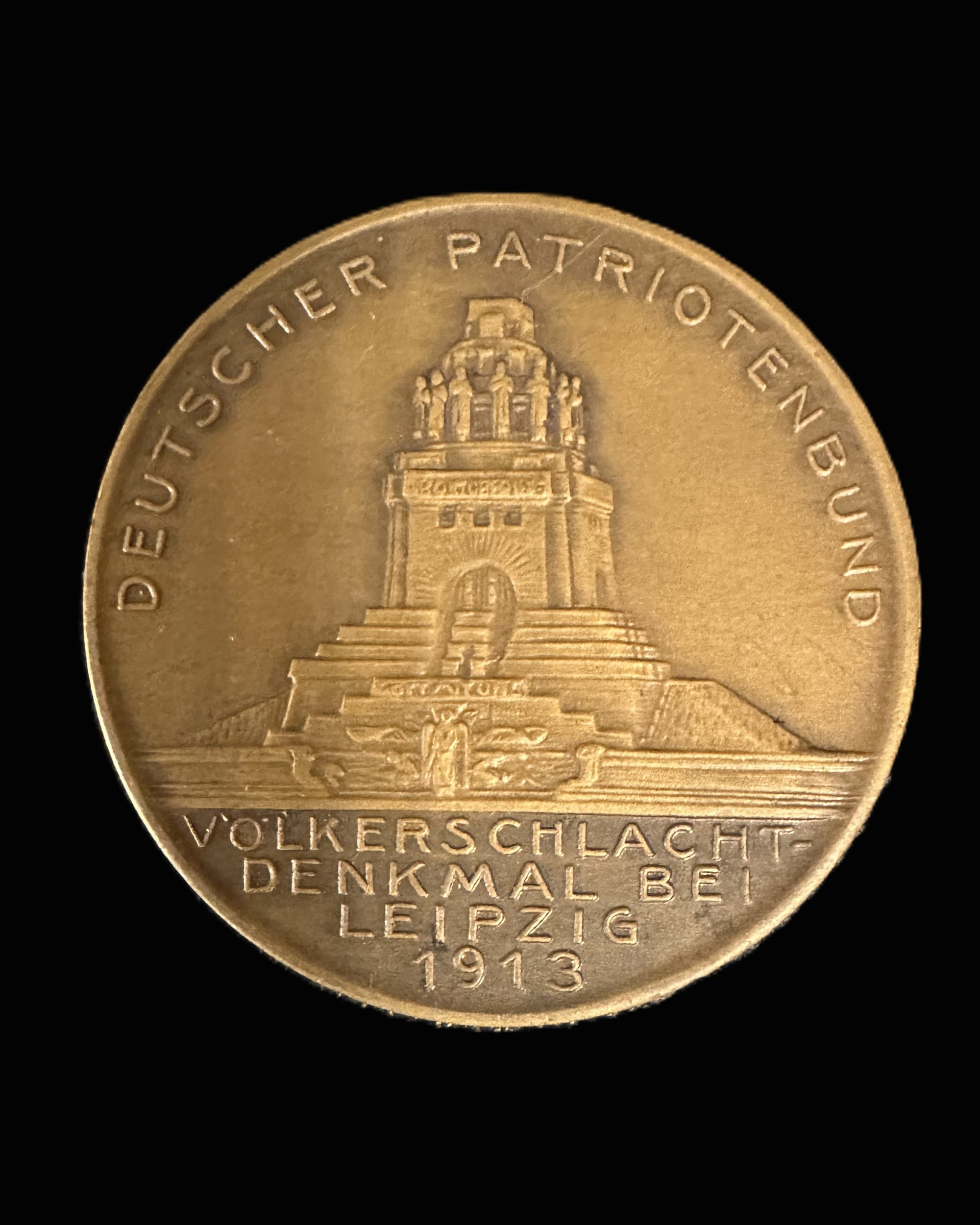 1913 Leipzig Völkerschlachtdenkmal Dedication Medal in Box