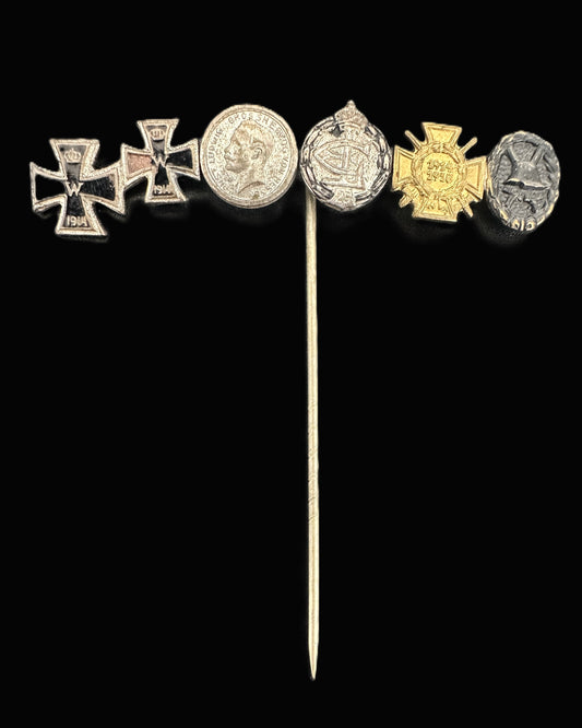 German WWI Veterans' Miniature Medal Stickpin