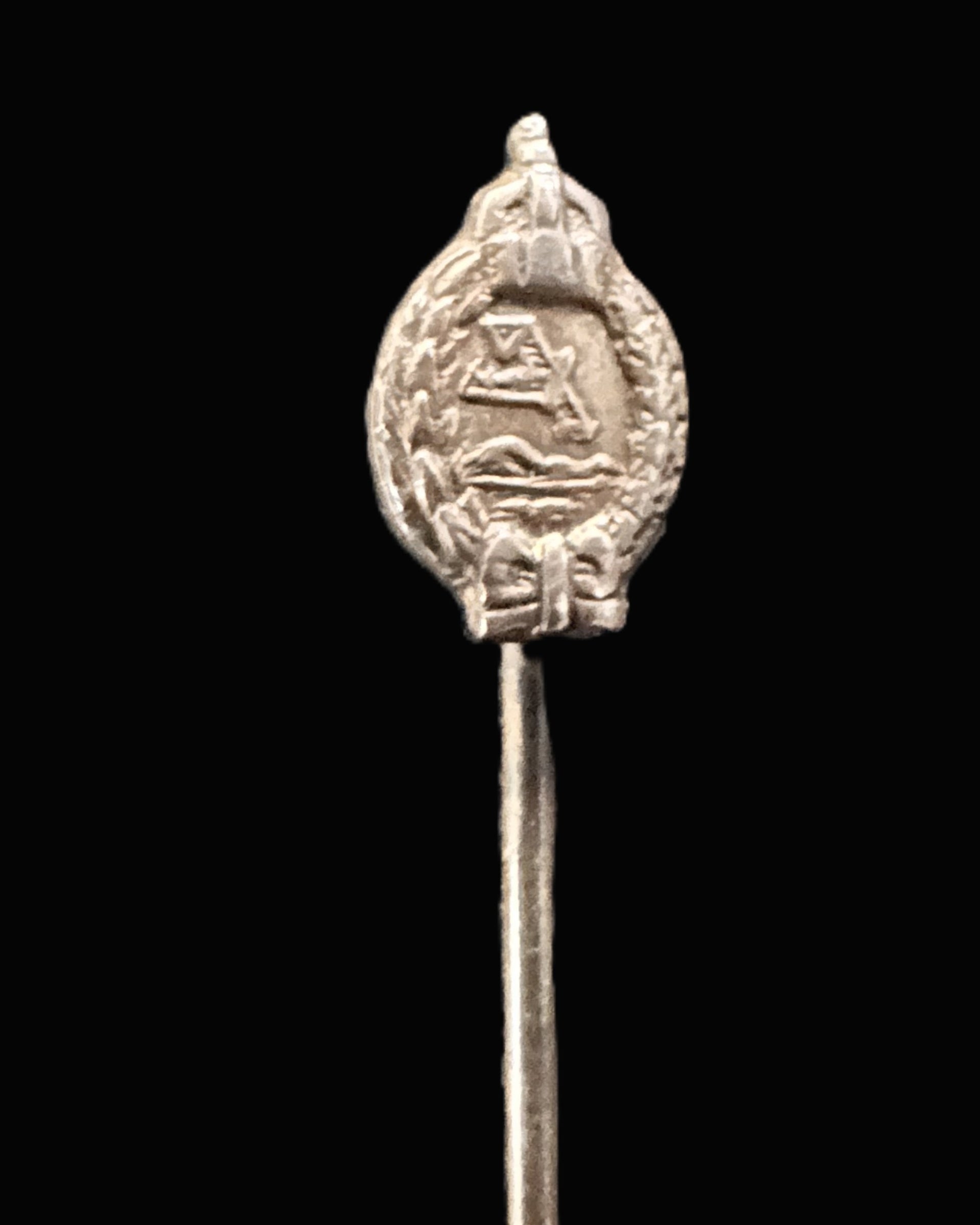 Imperial German U-Boat War Badge Miniature Stickpin – WWI Naval Veteran’s Honor