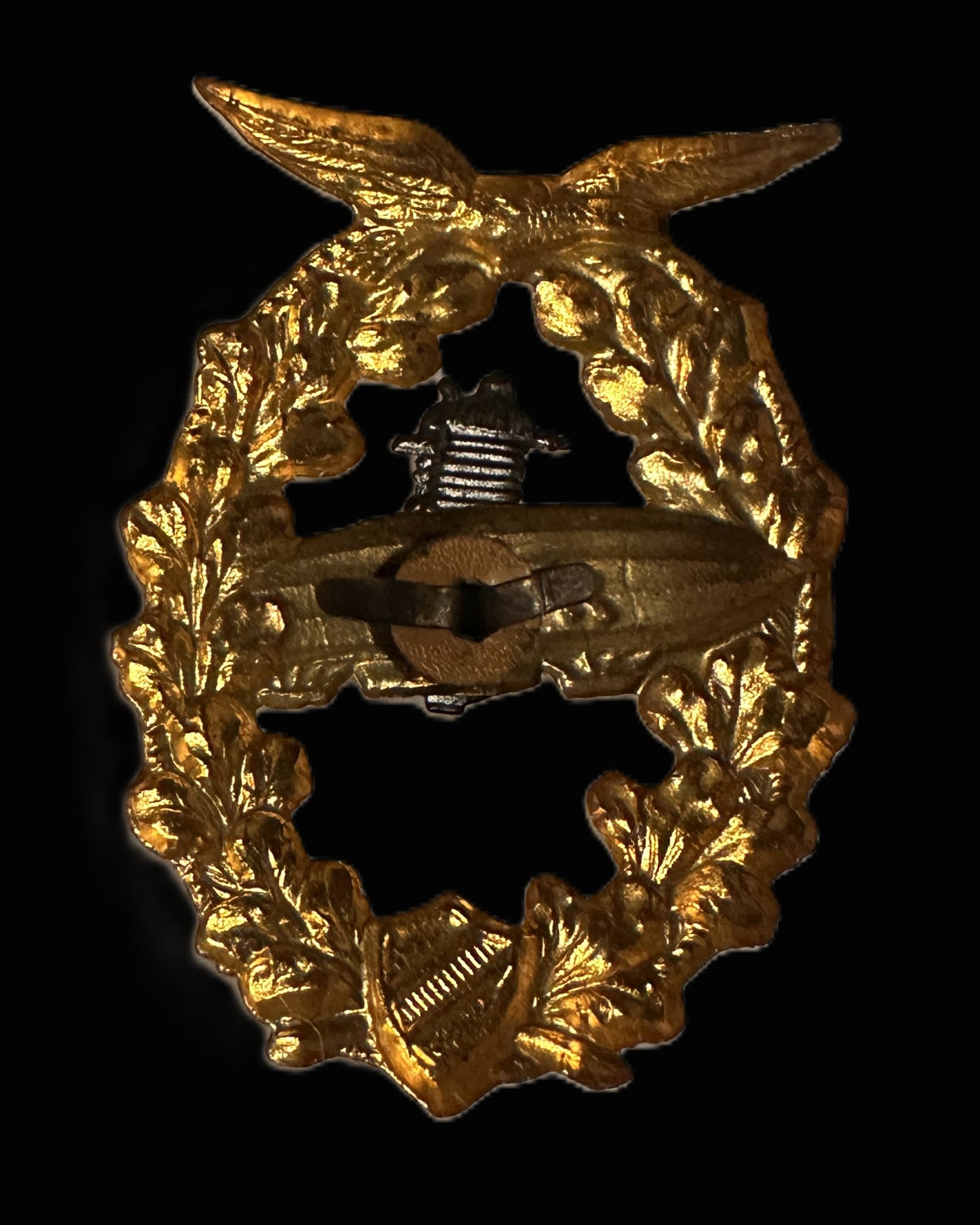 Imperial German Airship Service Badge, Gilt Wreath