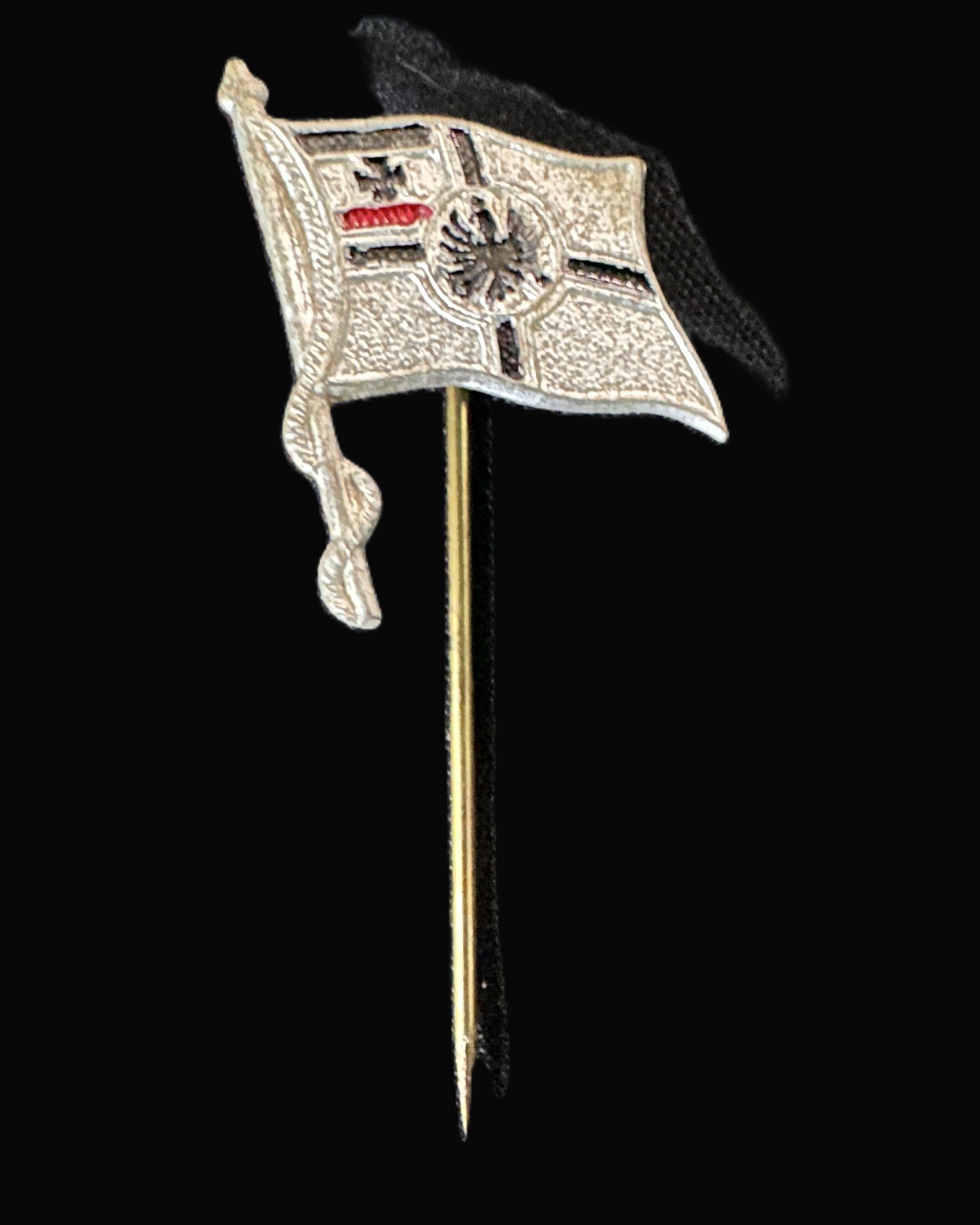 Imperial German National Flag (Schwarz-Weiß-Rot) Patriotic Stickpin