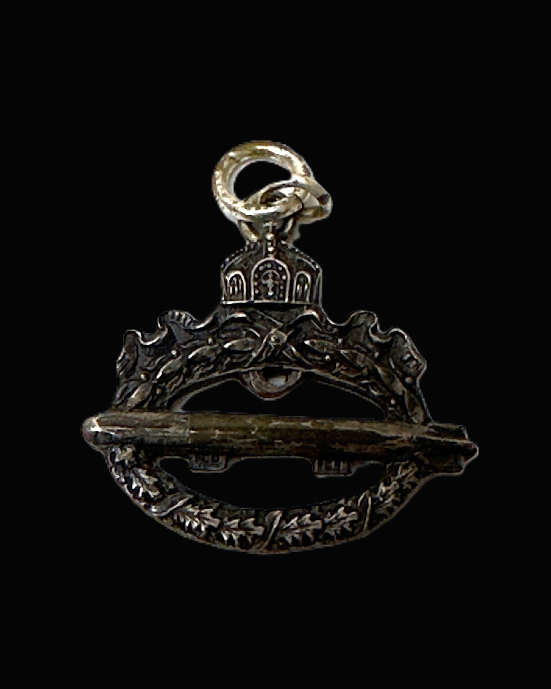 Imperial German 1918 U-Boat War Badge Miniature Watch-Chain Fob