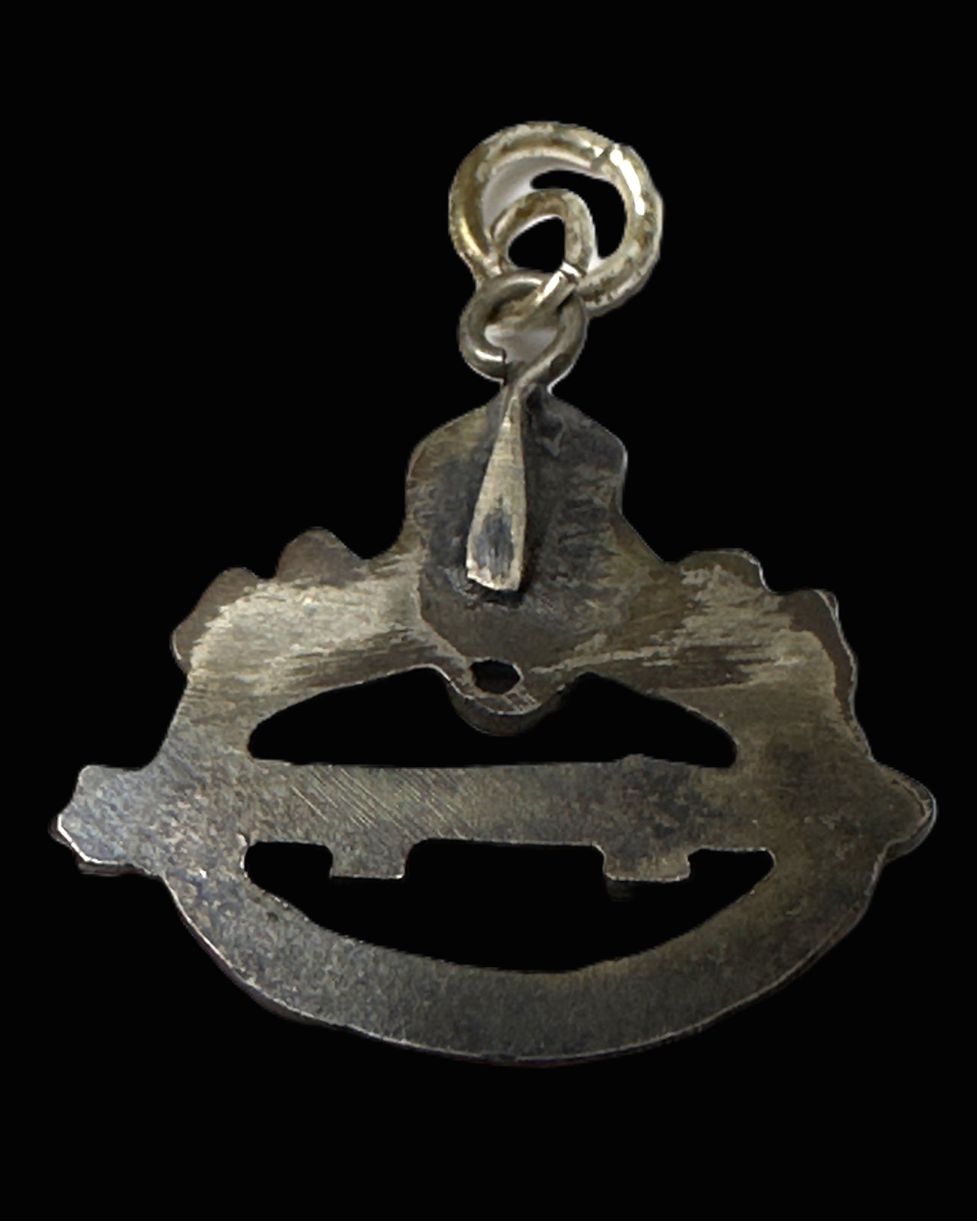Imperial German 1918 U-Boat War Badge Miniature Watch-Chain Fob