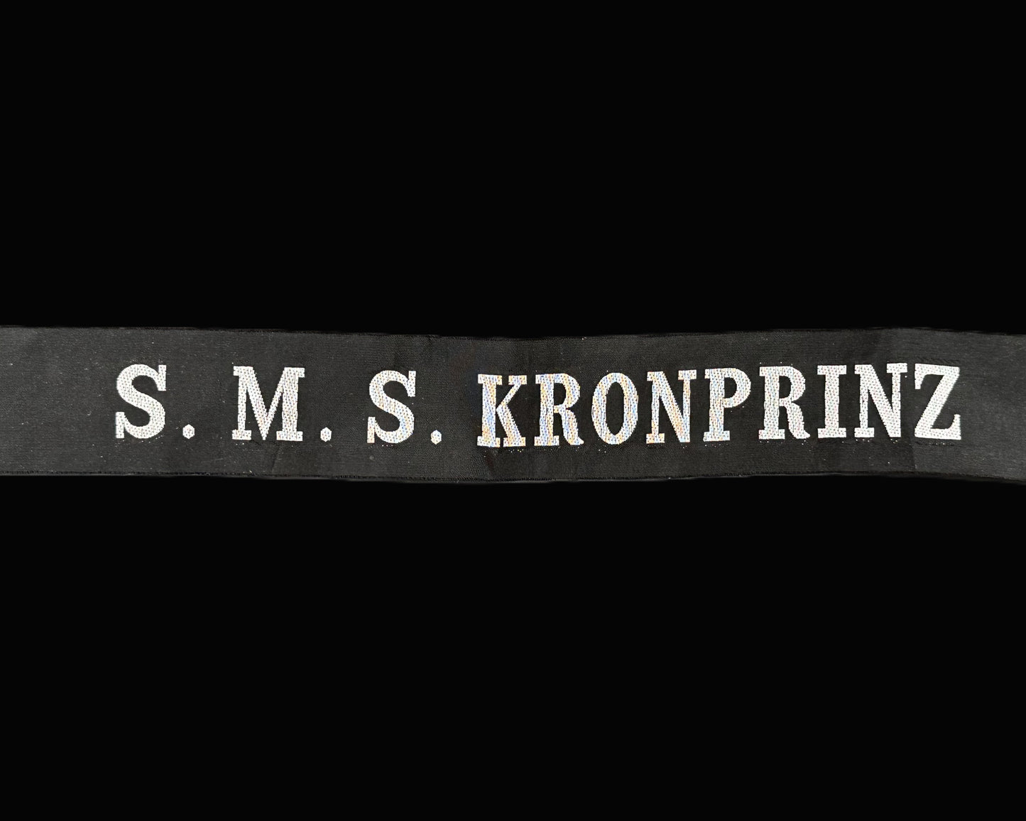 Imperial German Navy Cap Tally – S.M.S. Kronprinz