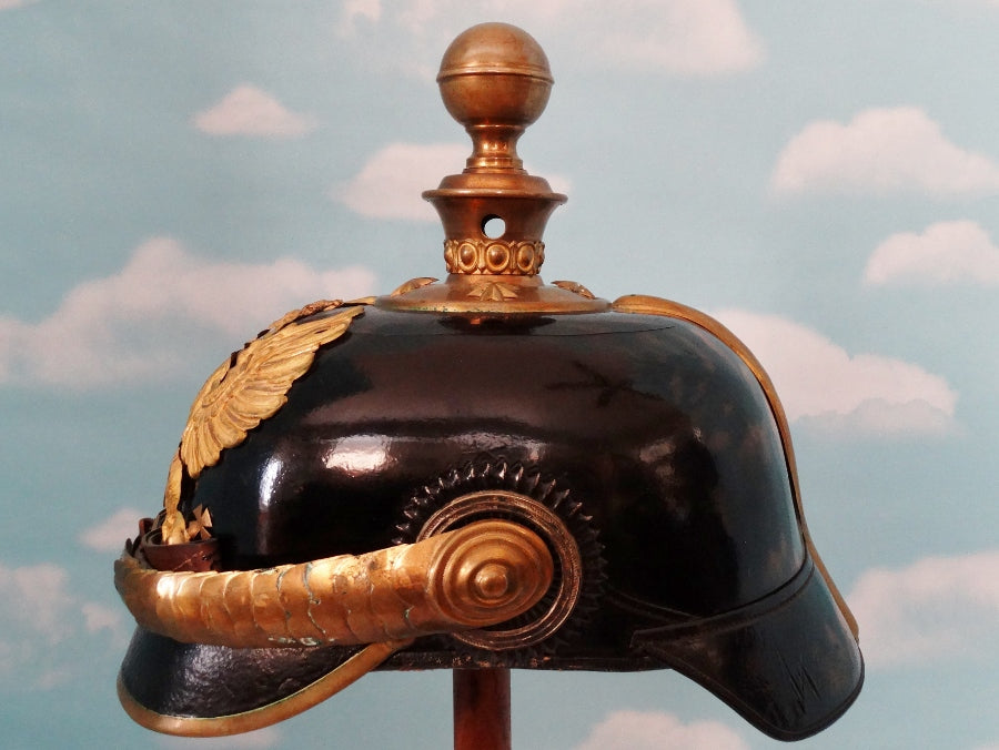 Prussia Kugelhelm Reserve Officer Feldartillerie - With "FRW" Wappen - Derrittmeister Militaria Group